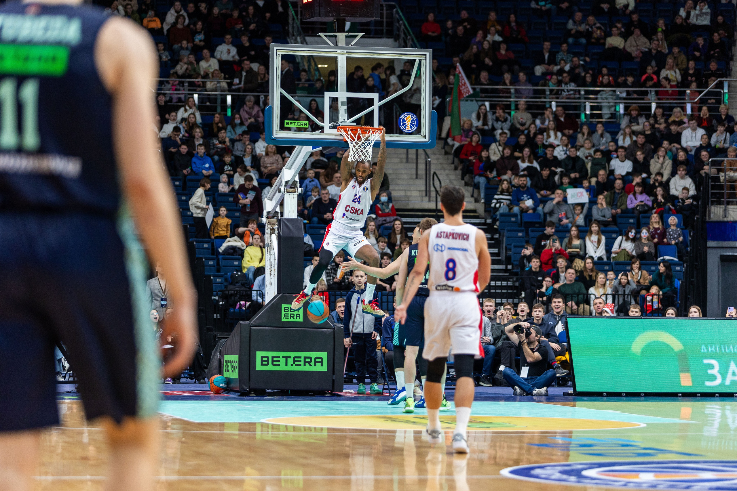 Баскетбол. Минск — ЦСКА. Лучшие кадры. 25.12.2023. Профессиональный интерьерный и репортажный фотограф Минск и РБ. Максим Орлов