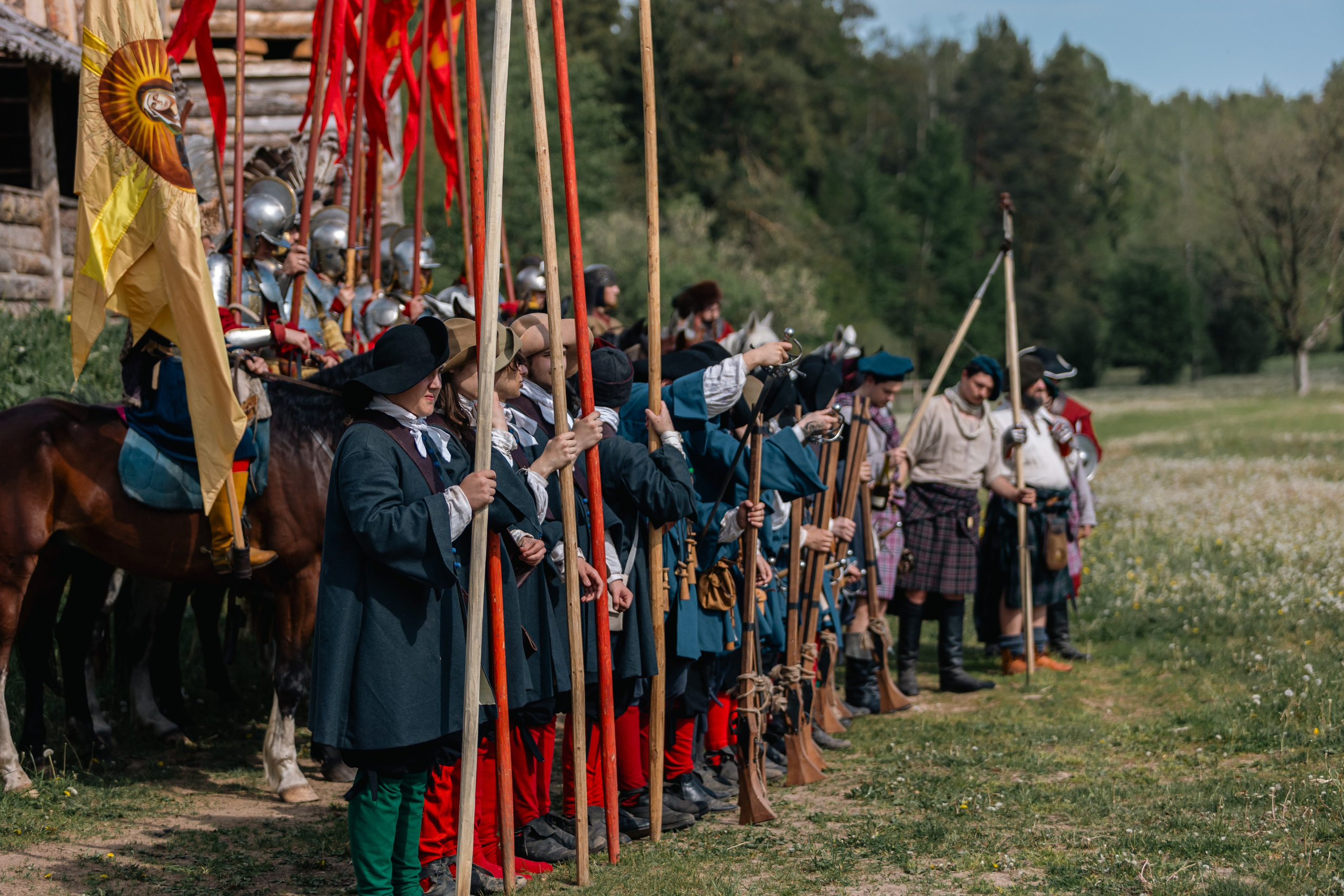 Золотая шпора. Маневры 17 века. Профессиональный интерьерный и репортажный фотограф Минск и РБ. Максим Орлов