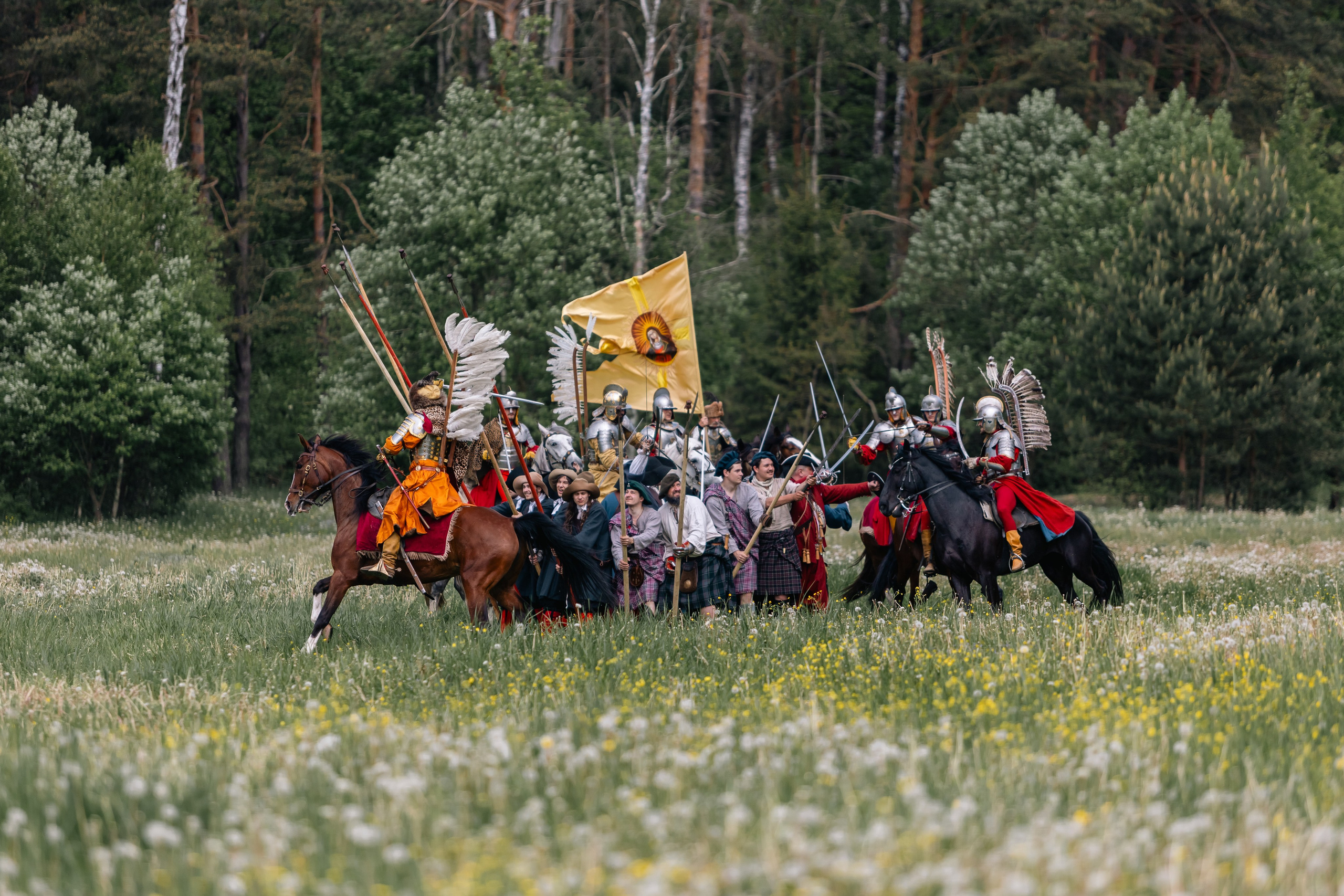 Золотая шпора. Маневры 17 века. Профессиональный интерьерный и репортажный фотограф Минск и РБ. Максим Орлов