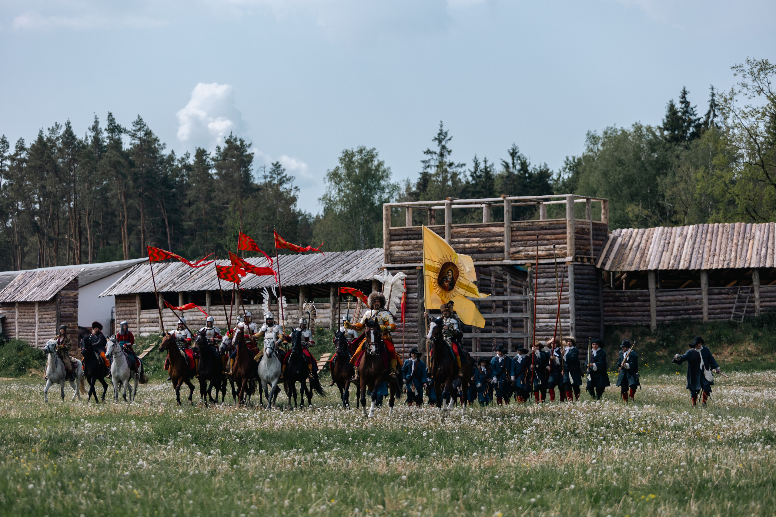 Золотая шпора. Маневры 17 века. Профессиональный интерьерный и репортажный фотограф Минск и РБ. Максим Орлов