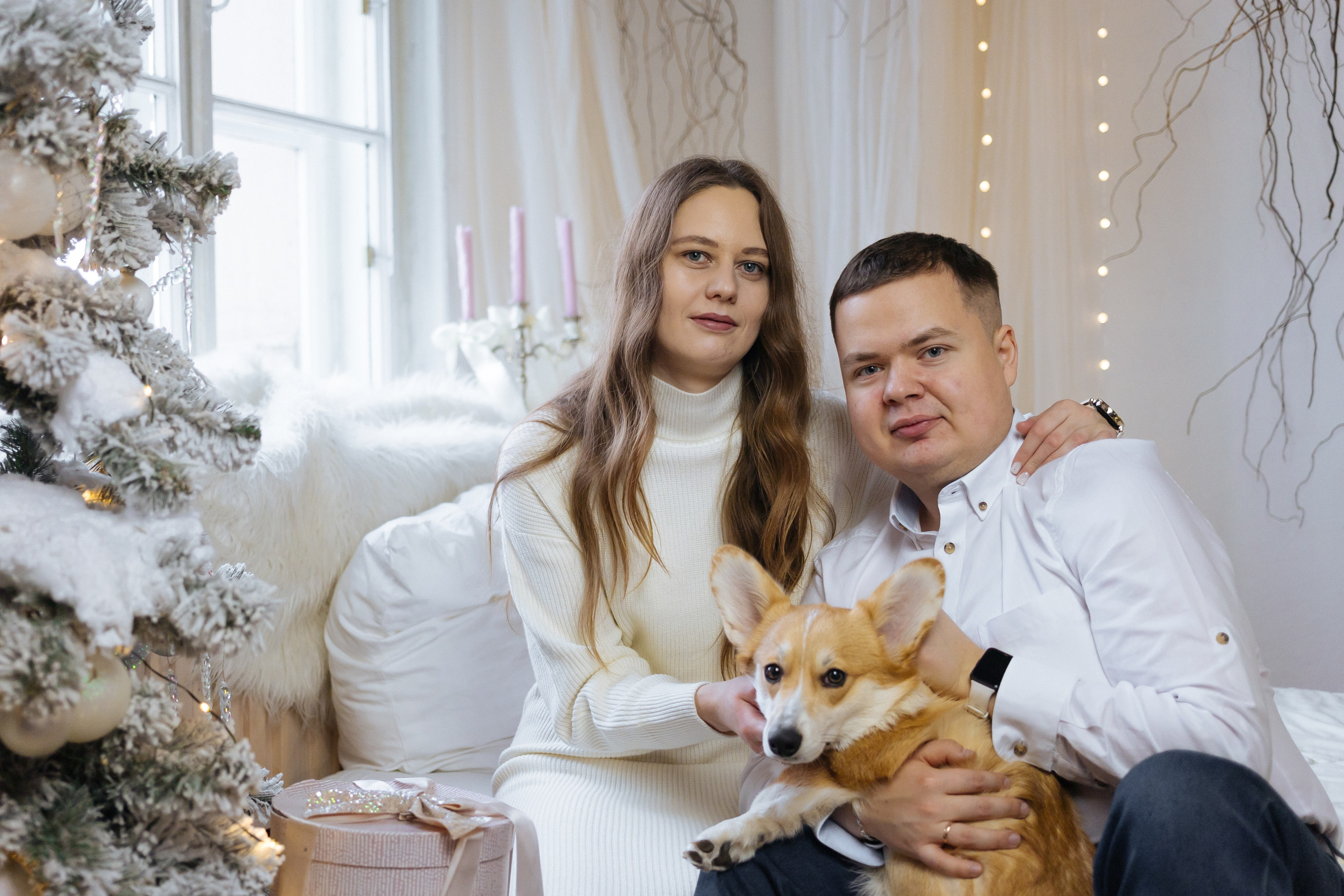 Елена и Володя (новогодняя). Профессиональный интерьерный и репортажный фотограф Минск и РБ. Максим Орлов