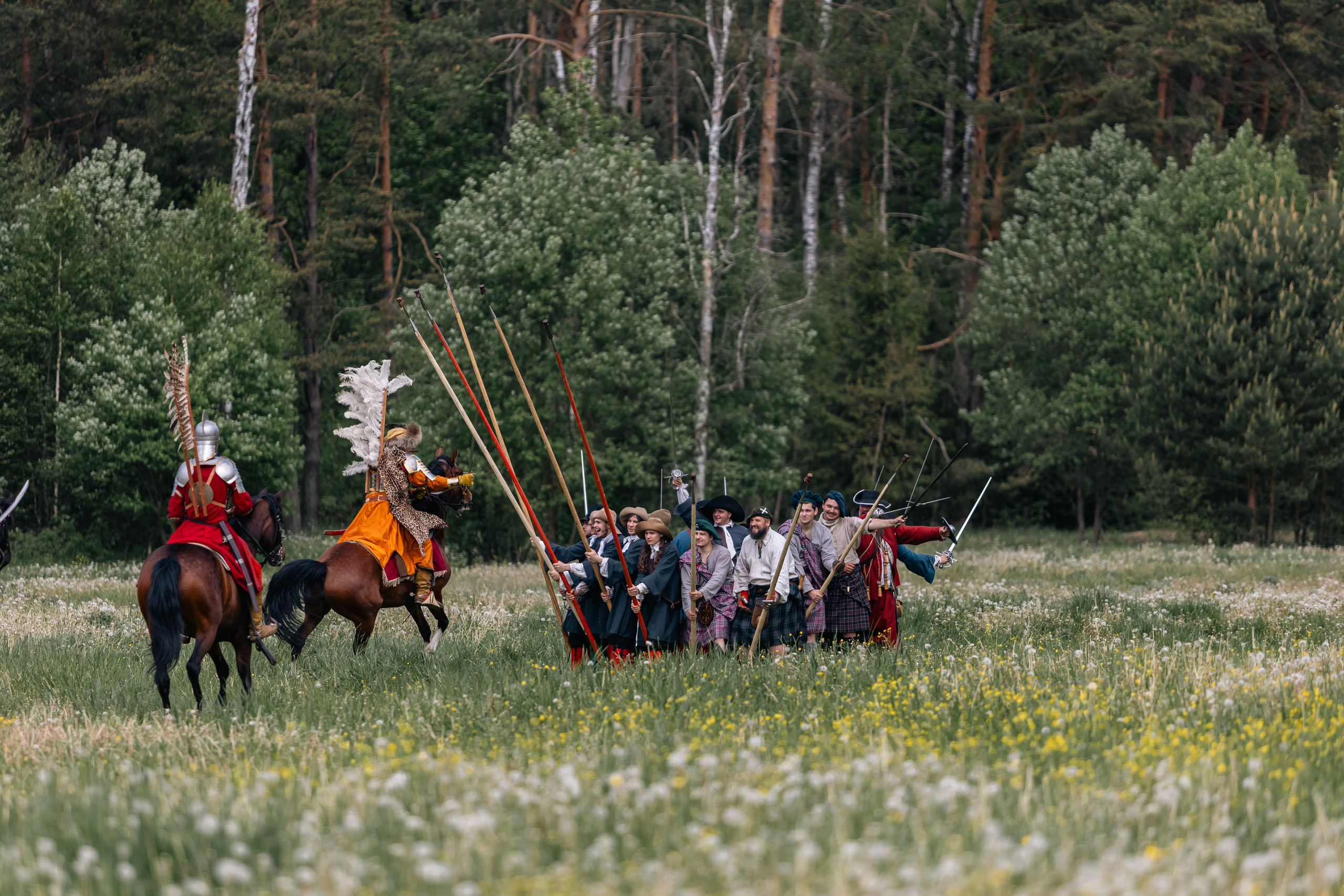 Золотая шпора. Маневры 17 века. Профессиональный интерьерный и репортажный фотограф Минск и РБ. Максим Орлов