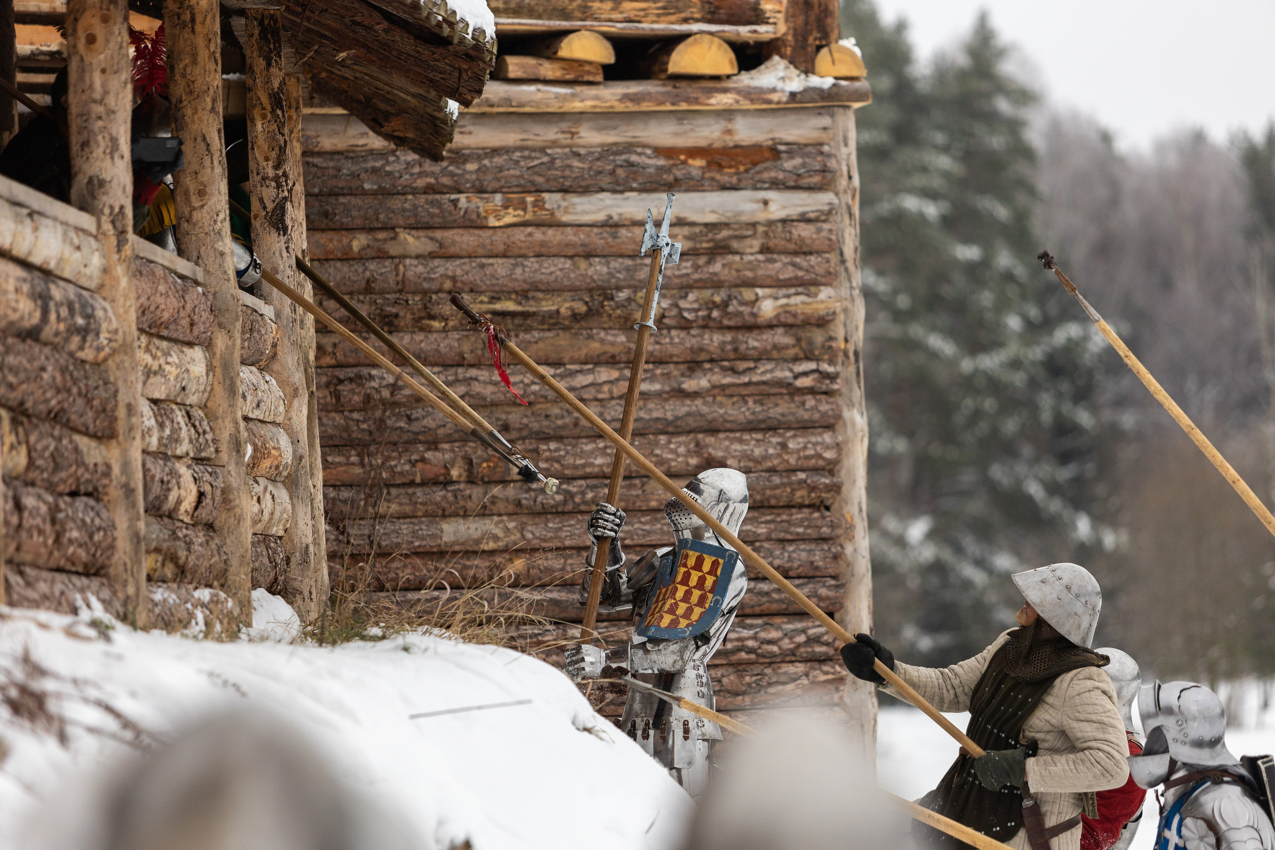 Зимние рыцарские маневры. Профессиональный интерьерный и репортажный фотограф Минск и РБ. Максим Орлов
