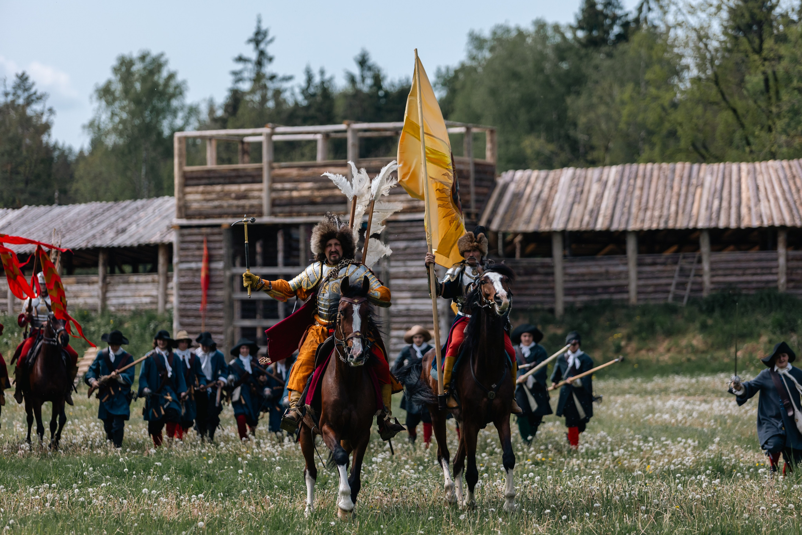 Золотая шпора. Маневры 17 века. Профессиональный интерьерный и репортажный фотограф Минск и РБ. Максим Орлов