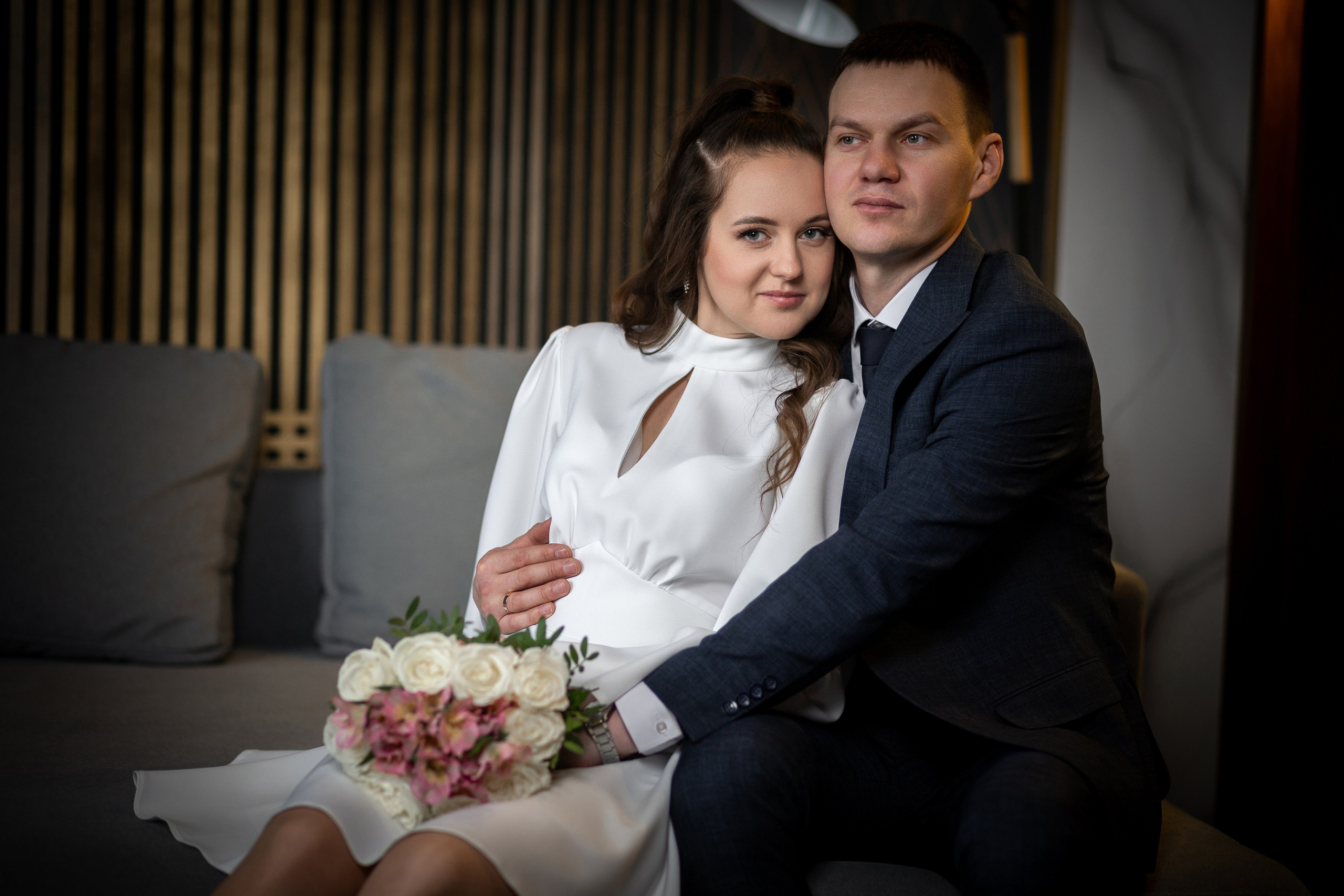Свадебная фотосессия Александра и Татьяны. Профессиональный интерьерный и репортажный фотограф Минск и РБ. Максим Орлов