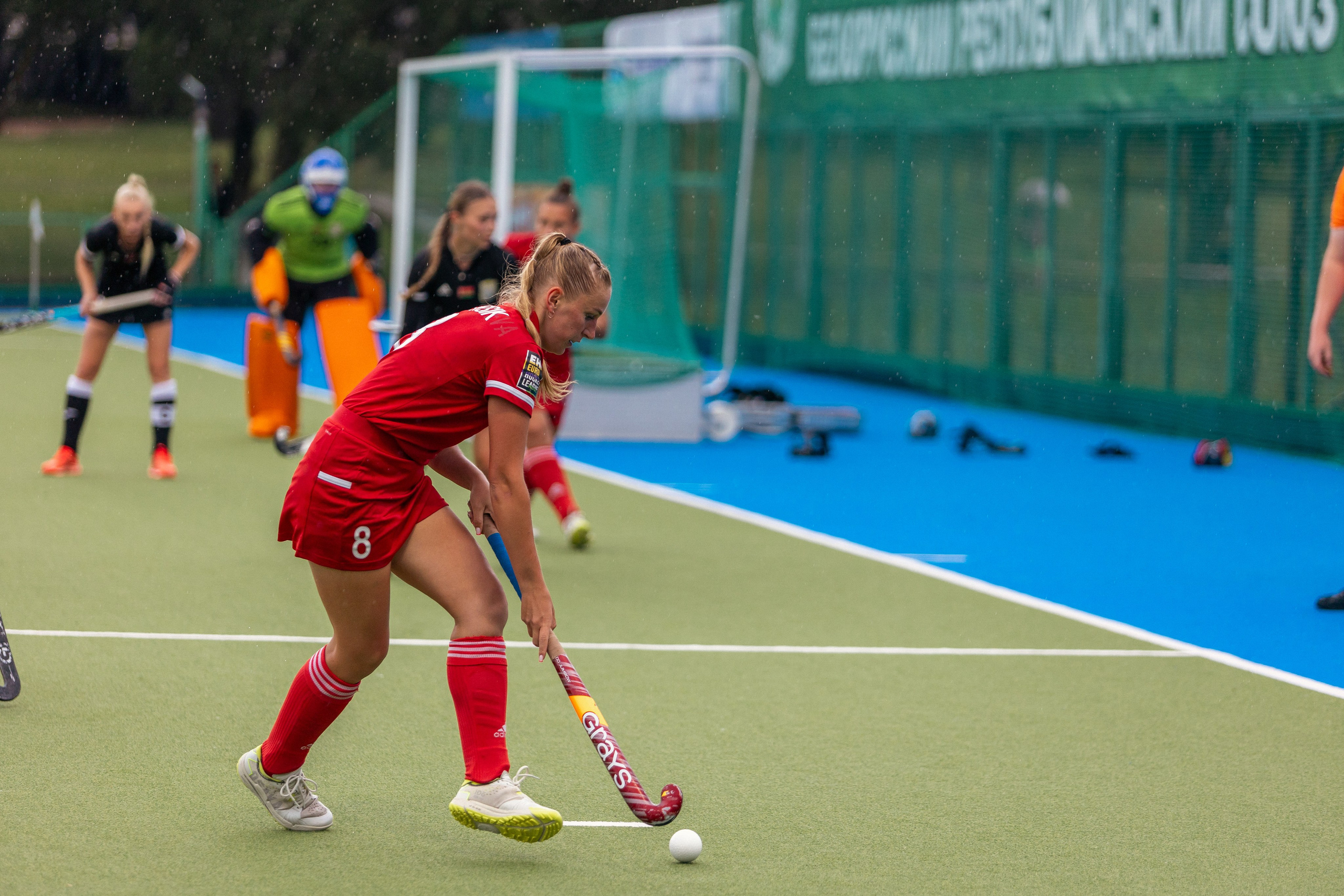 Хоккей на траве. Девушки. ХК Минск — ХК Виктория (Смолевичи) 10.06.2024. Профессиональный интерьерный и репортажный фотограф Минск и РБ. Максим Орлов