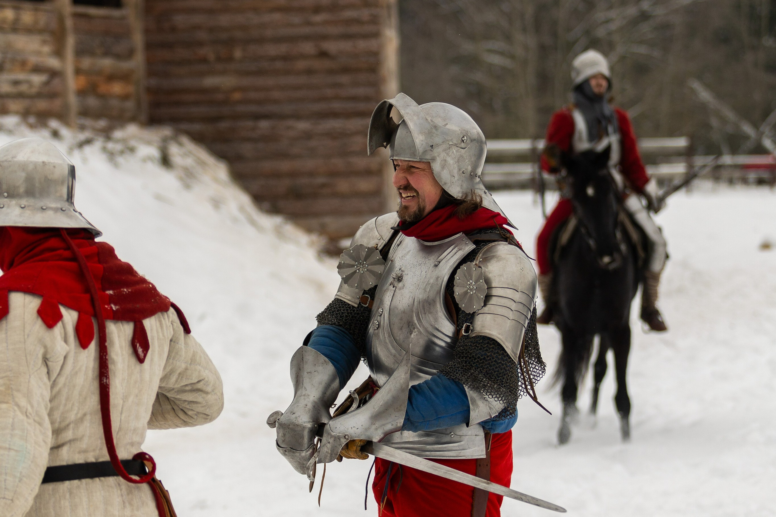Зимние рыцарские маневры. Профессиональный интерьерный и репортажный фотограф Минск и РБ. Максим Орлов
