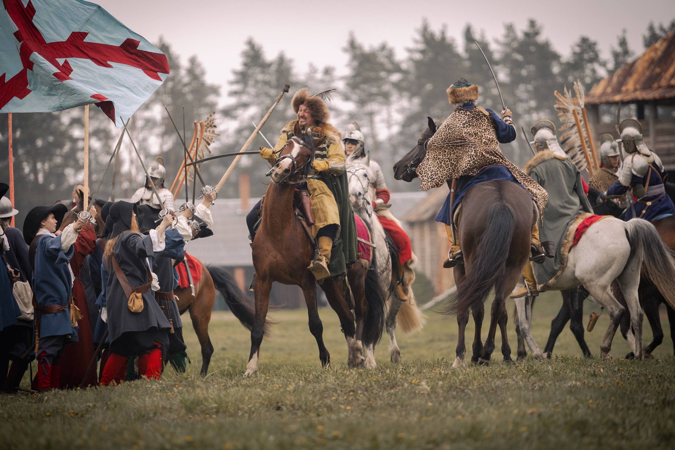 Золотая шпора. Огнем и мечем. День третий. Бой на поле. Профессиональный интерьерный и репортажный фотограф Минск и РБ. Максим Орлов