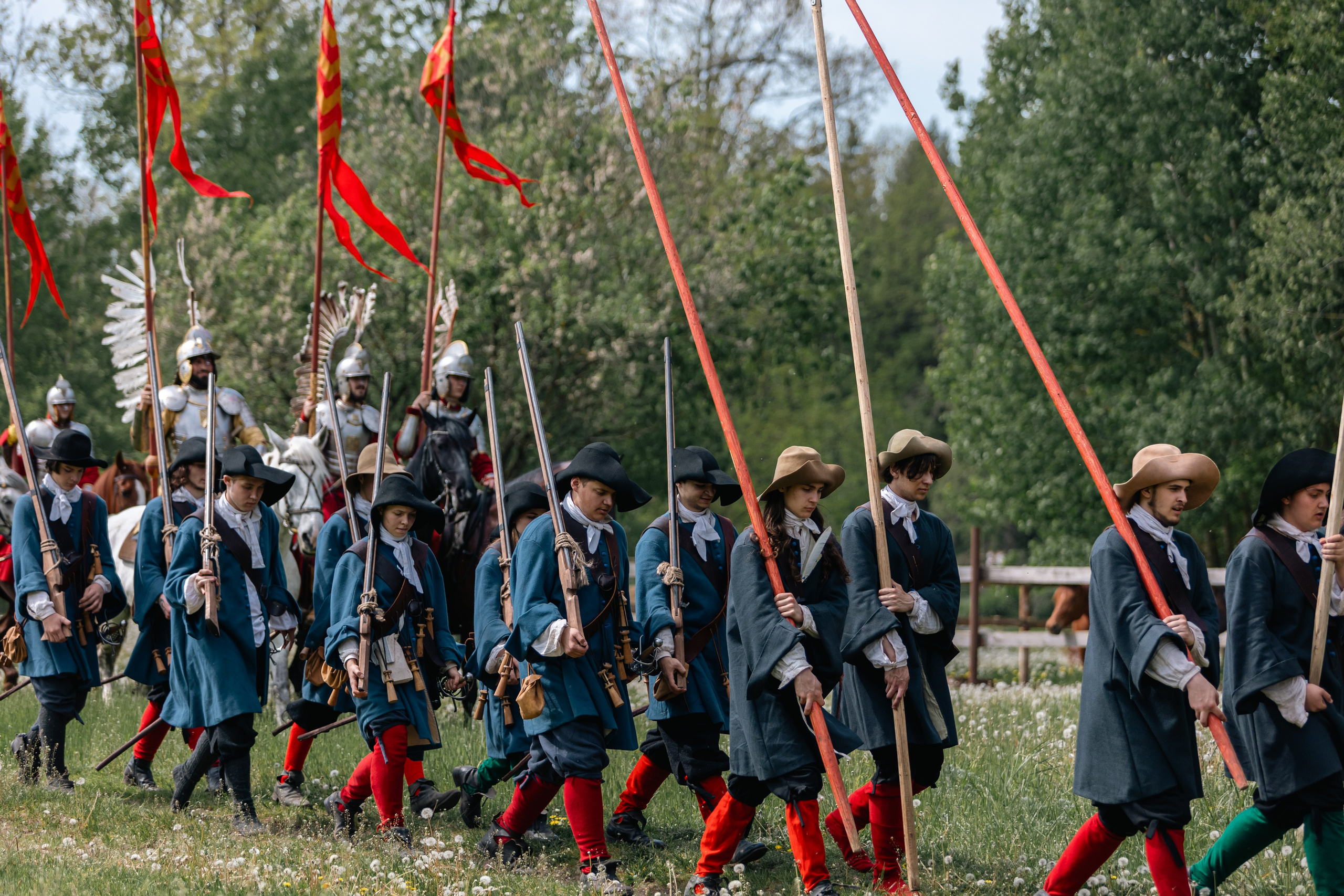 Золотая шпора. Маневры 17 века. Профессиональный интерьерный и репортажный фотограф Минск и РБ. Максим Орлов