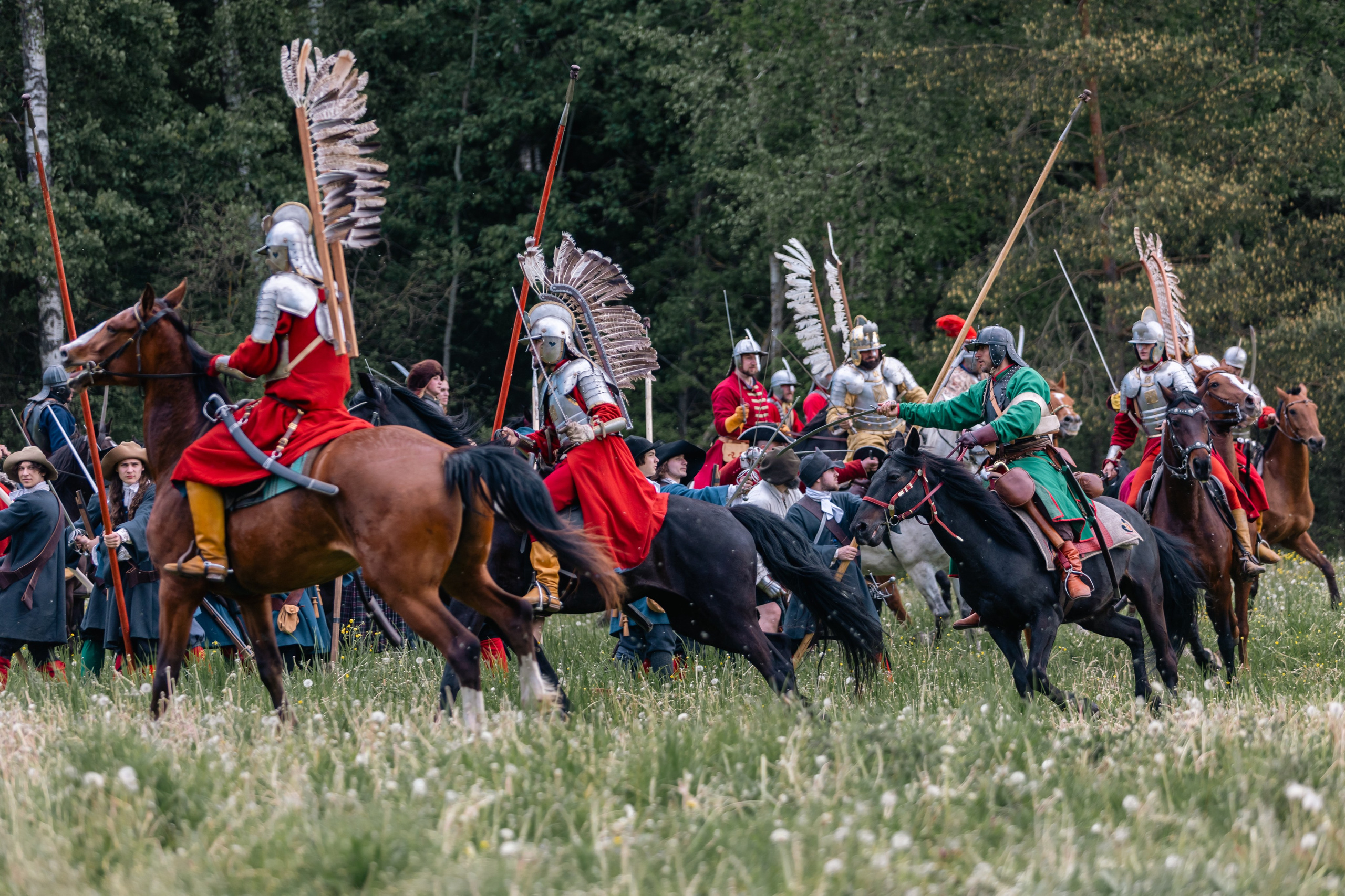 Золотая шпора. Маневры 17 века. Профессиональный интерьерный и репортажный фотограф Минск и РБ. Максим Орлов