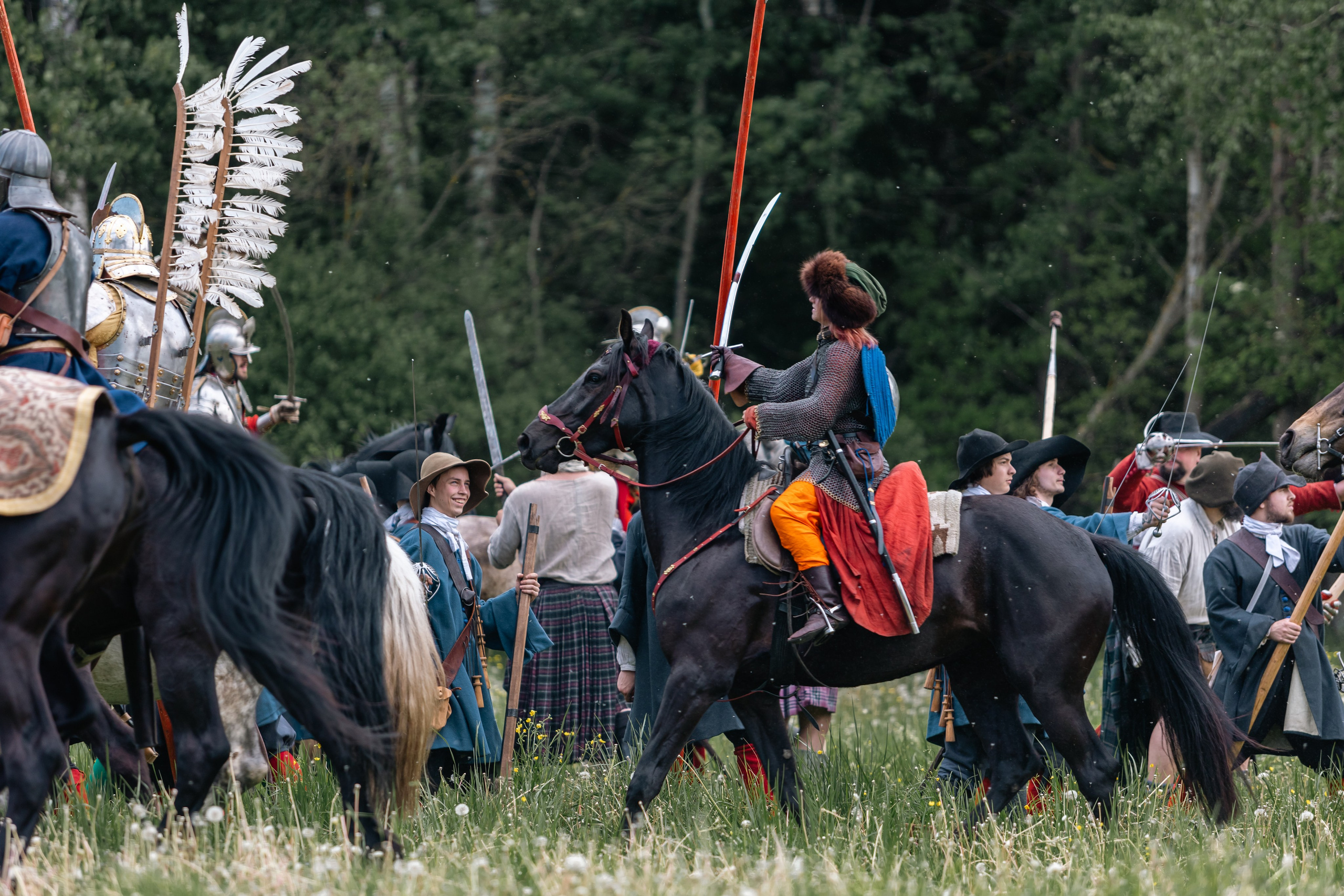 Золотая шпора. Маневры 17 века. Профессиональный интерьерный и репортажный фотограф Минск и РБ. Максим Орлов