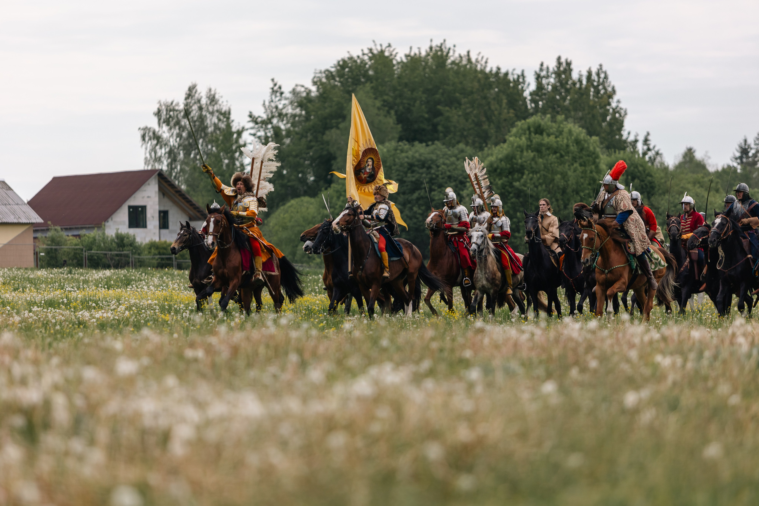 Золотая шпора. Маневры 17 века. Профессиональный интерьерный и репортажный фотограф Минск и РБ. Максим Орлов