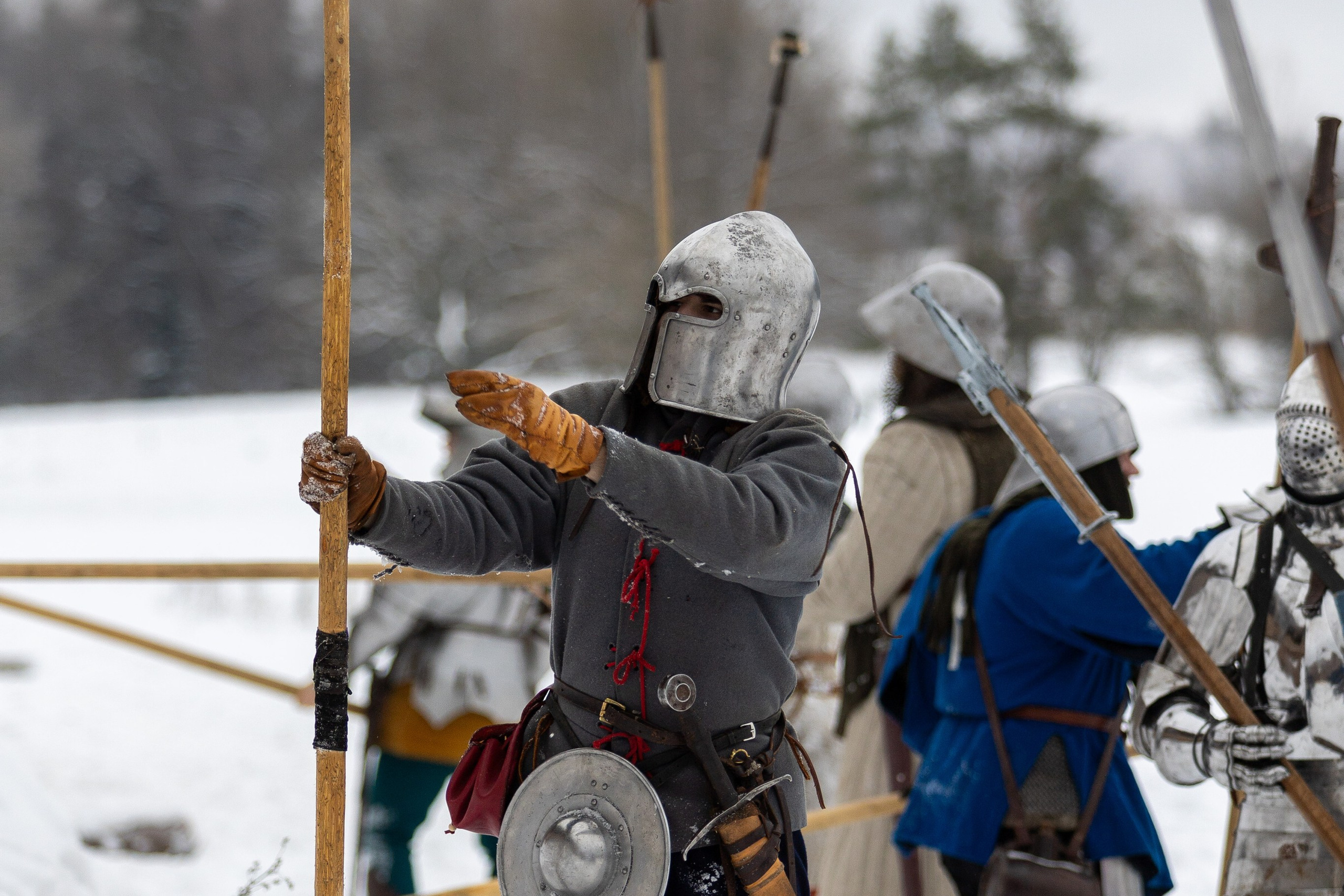 Зимние рыцарские маневры. Профессиональный интерьерный и репортажный фотограф Минск и РБ. Максим Орлов