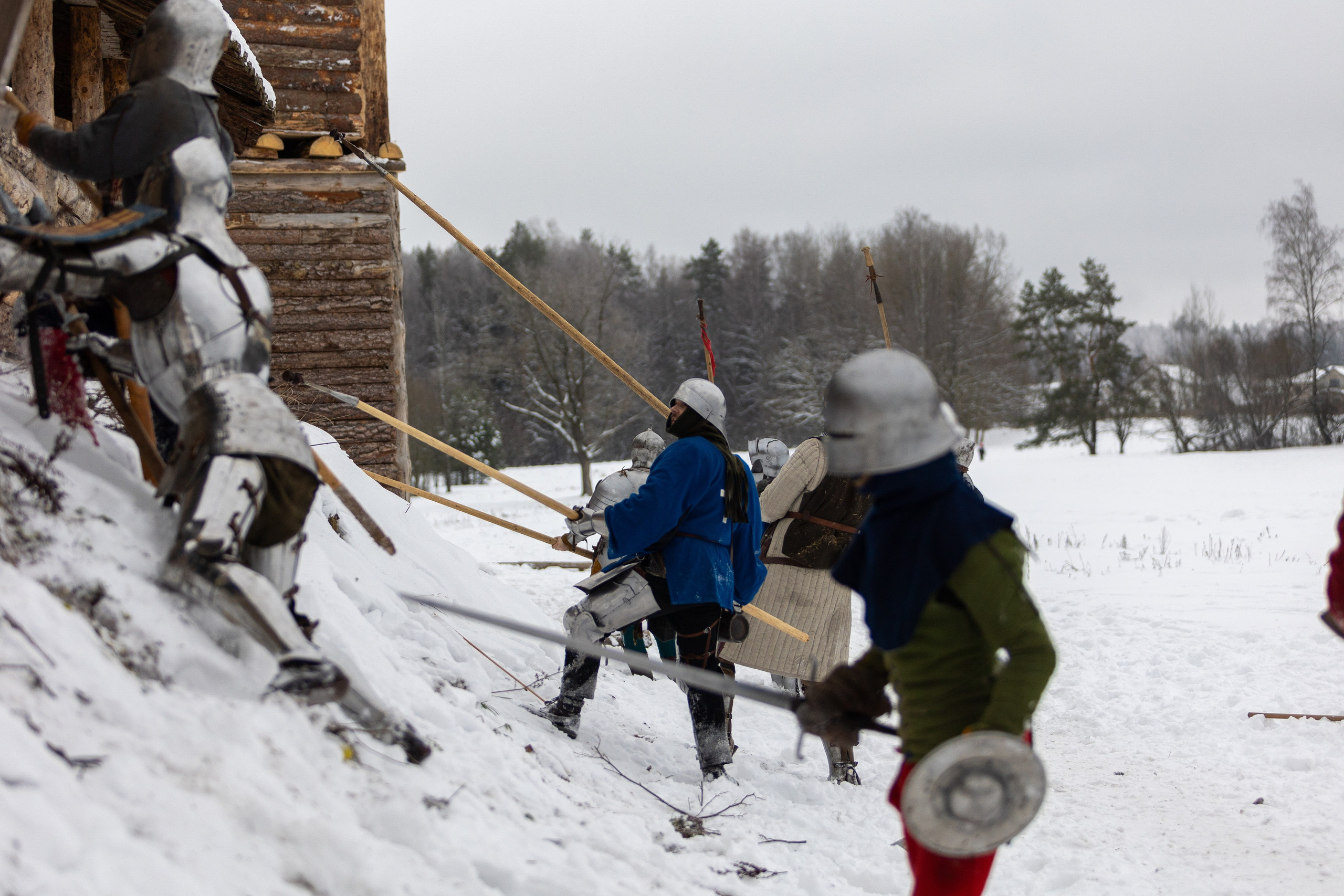 Зимние рыцарские маневры. Профессиональный интерьерный и репортажный фотограф Минск и РБ. Максим Орлов
