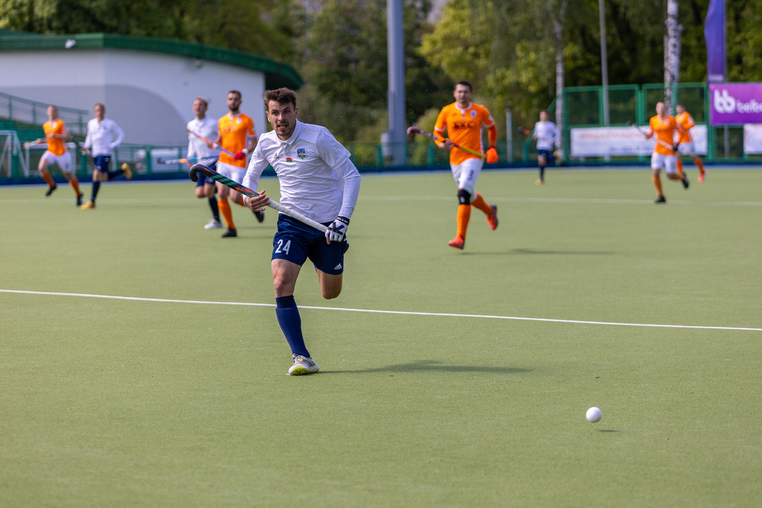 Хоккей на траве. ХК Минск — СК Строитель 12.05.2024. Профессиональный интерьерный и репортажный фотограф Минск и РБ. Максим Орлов