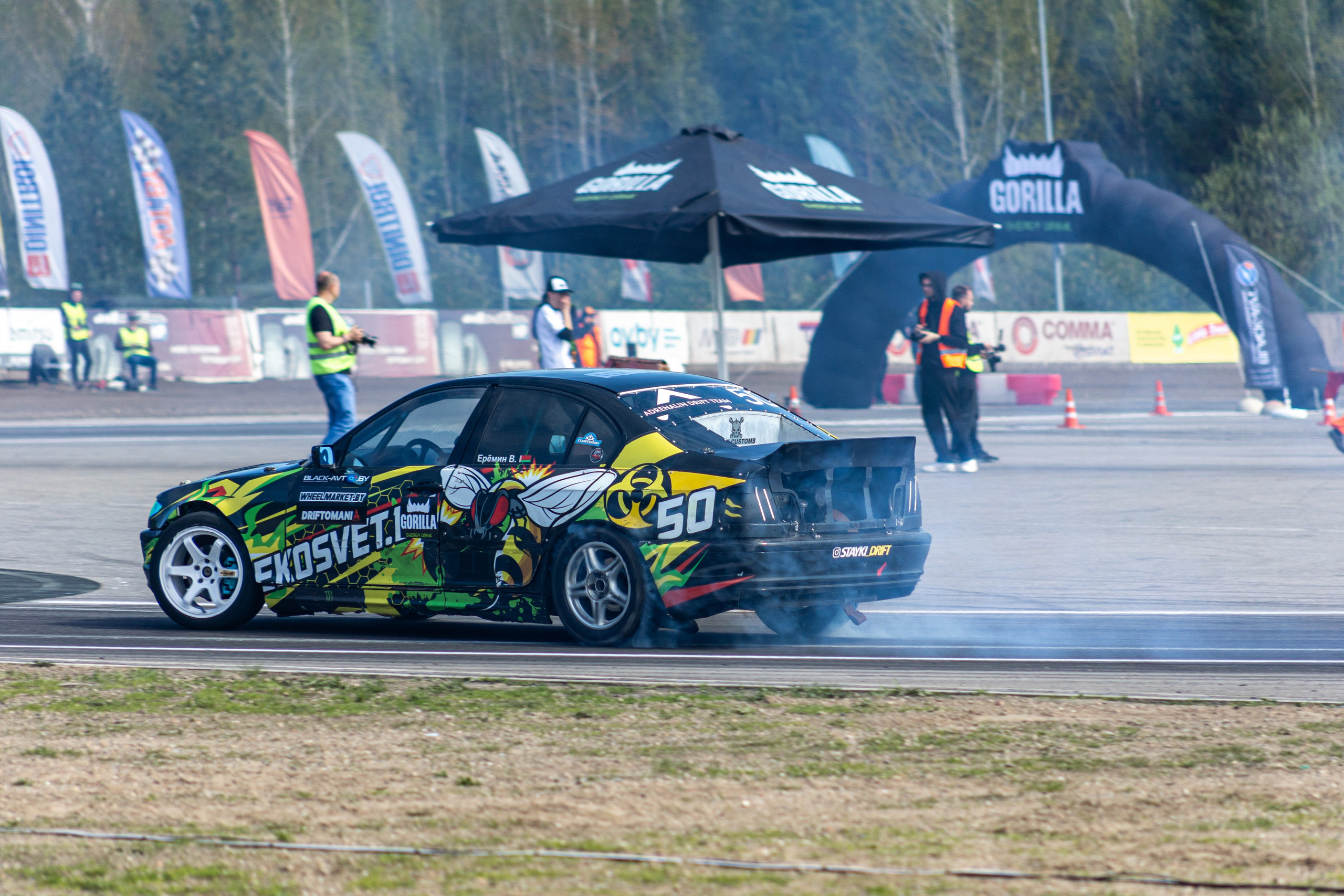 Дрифт в Стайках. Профессиональный интерьерный и репортажный фотограф Минск и РБ. Максим Орлов