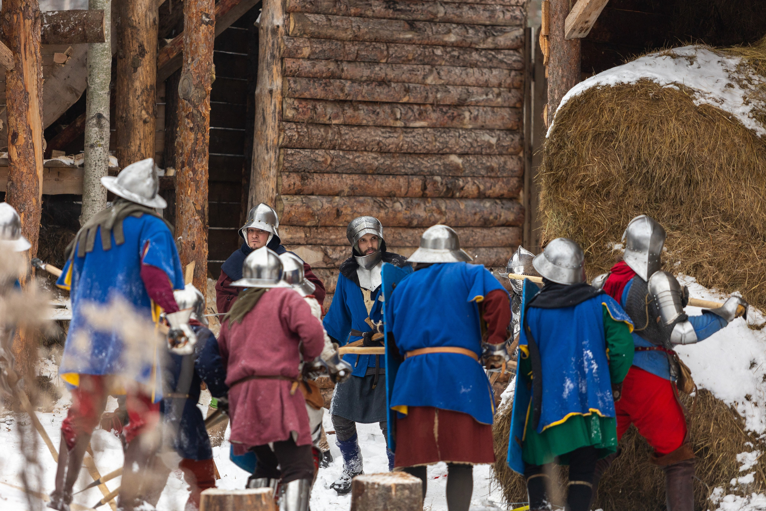 Зимние рыцарские маневры. Профессиональный интерьерный и репортажный фотограф Минск и РБ. Максим Орлов