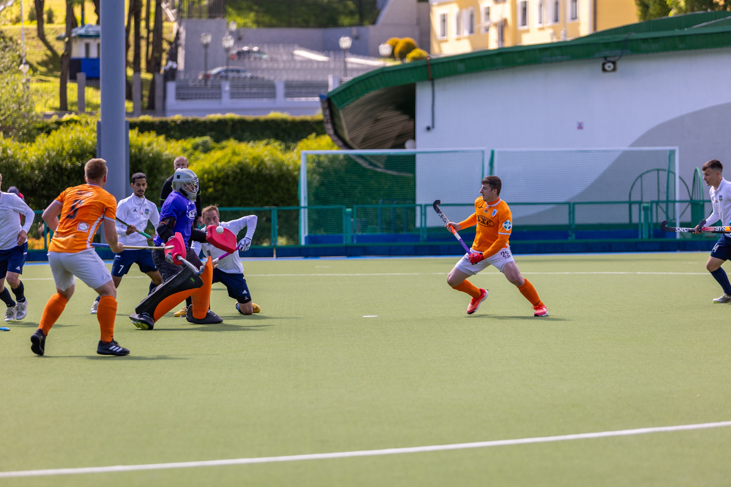 Хоккей на траве. ХК Минск — СК Строитель 12.05.2024. Профессиональный интерьерный и репортажный фотограф Минск и РБ. Максим Орлов