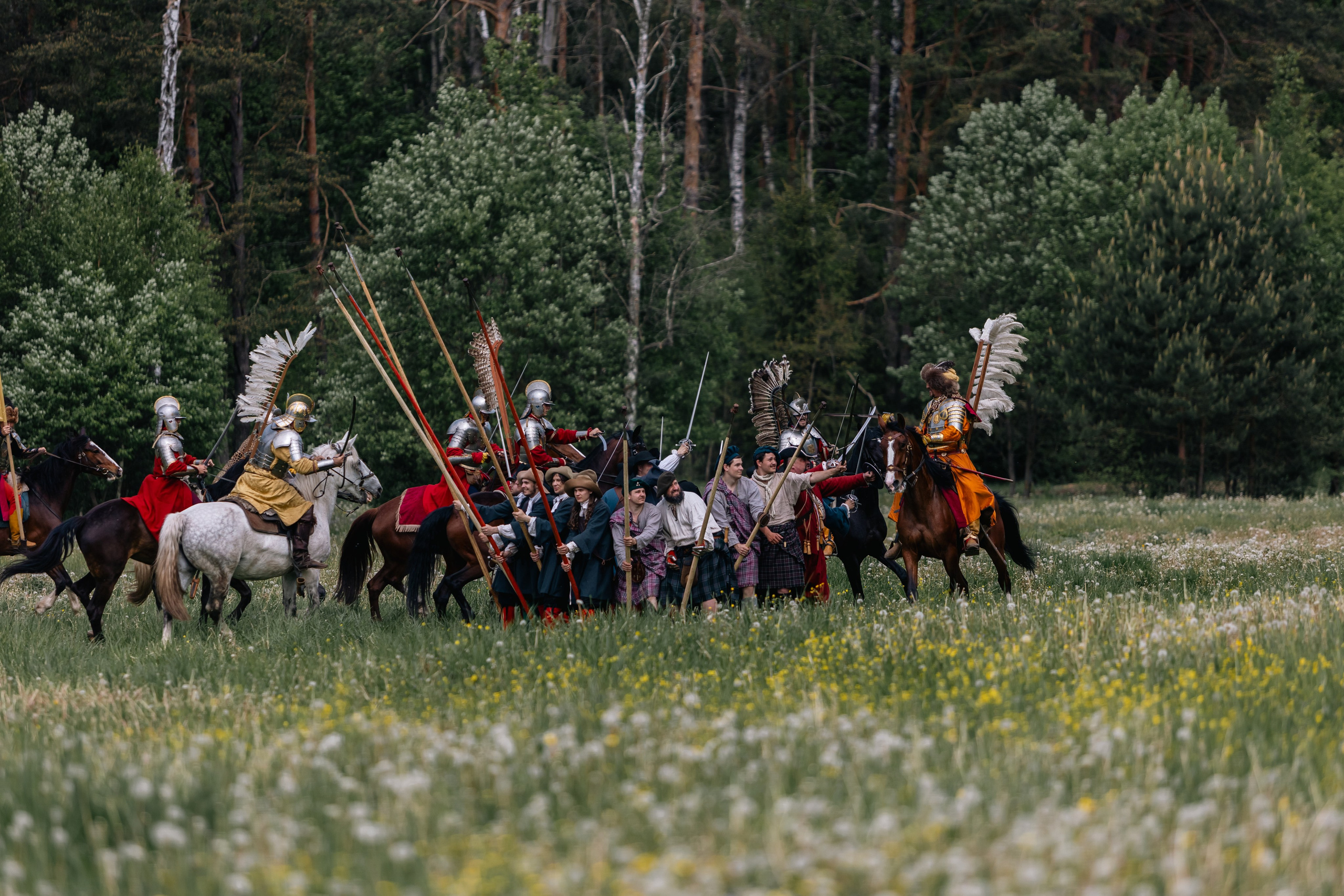 Золотая шпора. Маневры 17 века. Профессиональный интерьерный и репортажный фотограф Минск и РБ. Максим Орлов