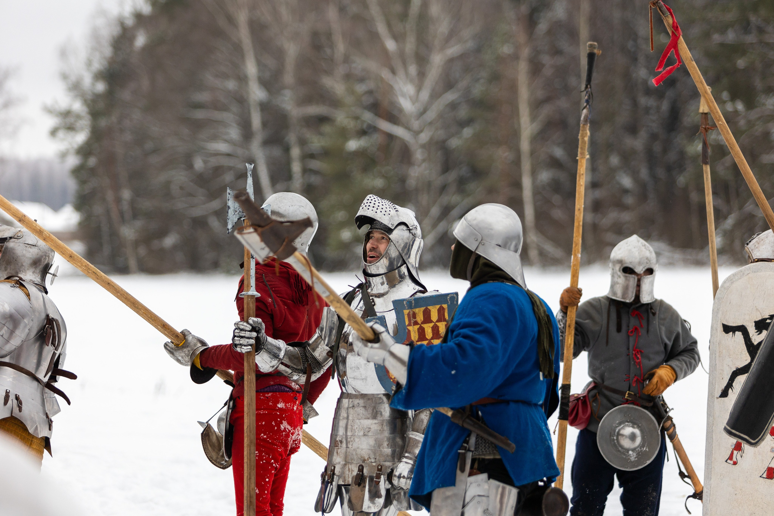 Зимние рыцарские маневры. Профессиональный интерьерный и репортажный фотограф Минск и РБ. Максим Орлов