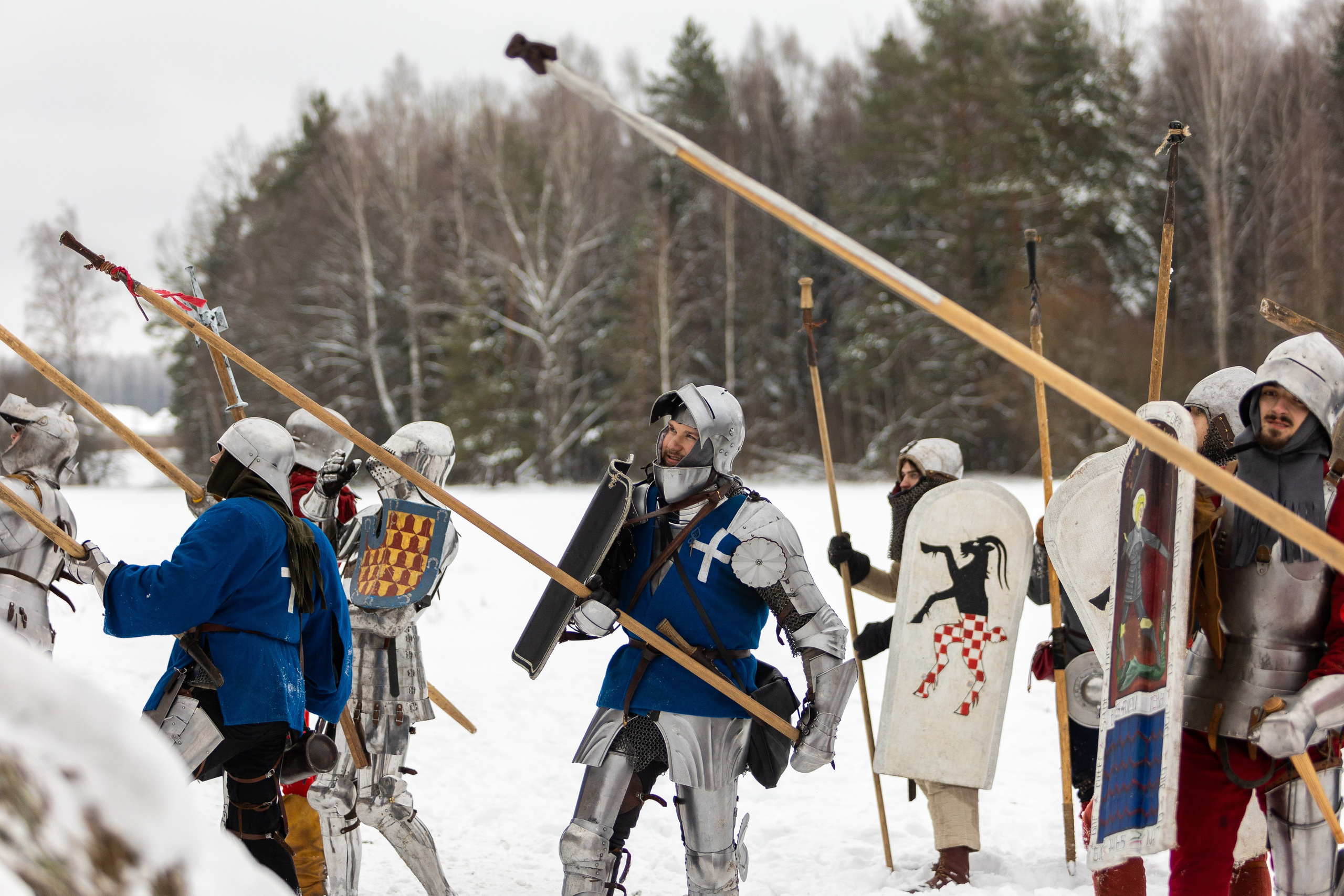 Зимние рыцарские маневры. Профессиональный интерьерный и репортажный фотограф Минск и РБ. Максим Орлов