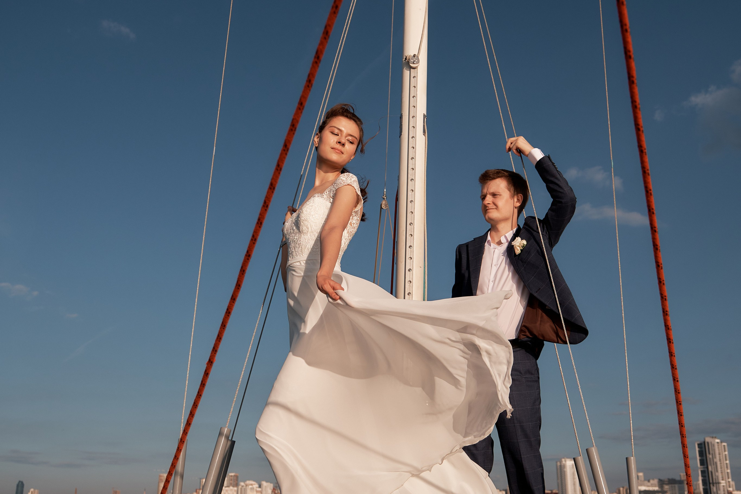 Яхта парус. Свадьба