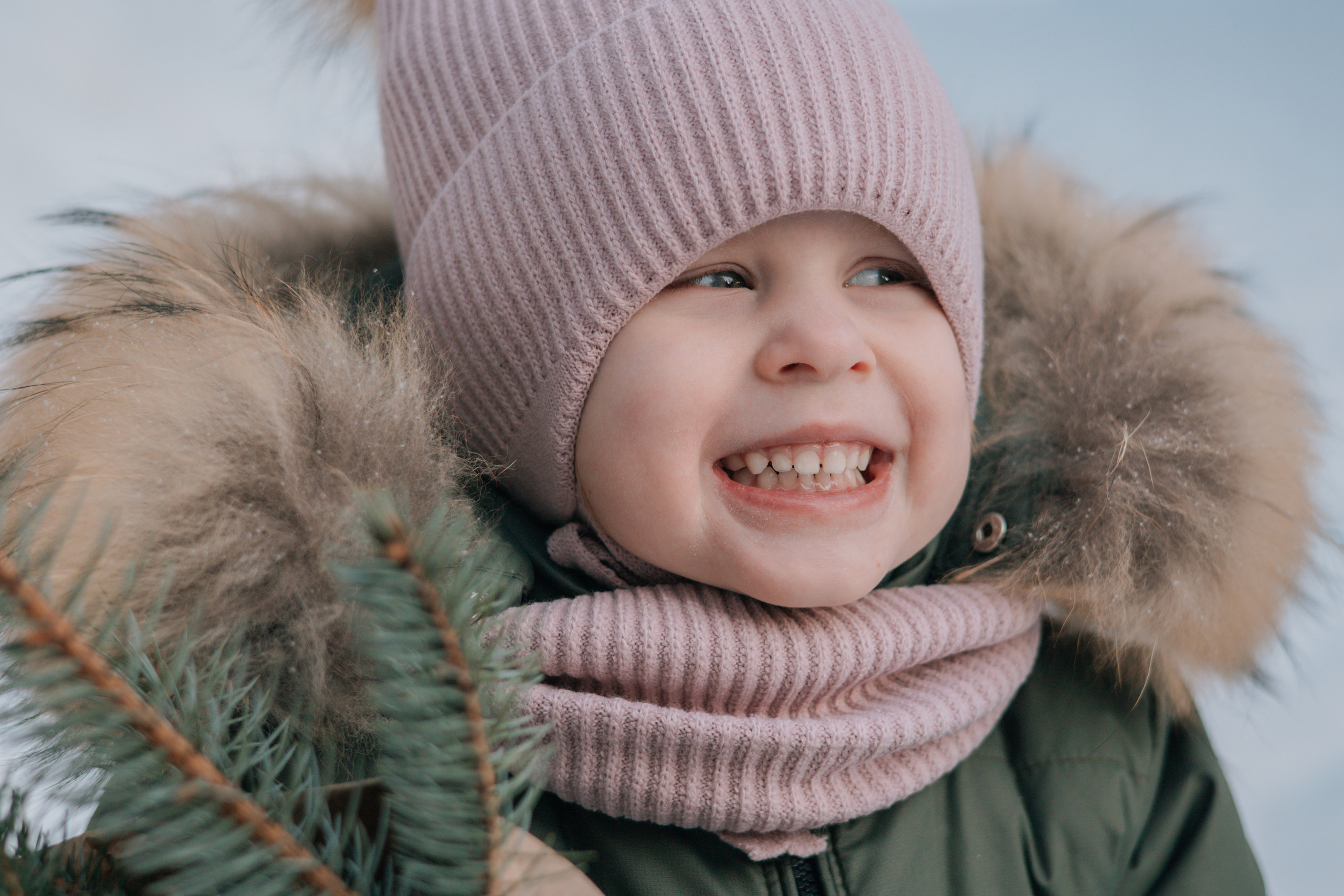 Зимняя детская фотосессия Златы