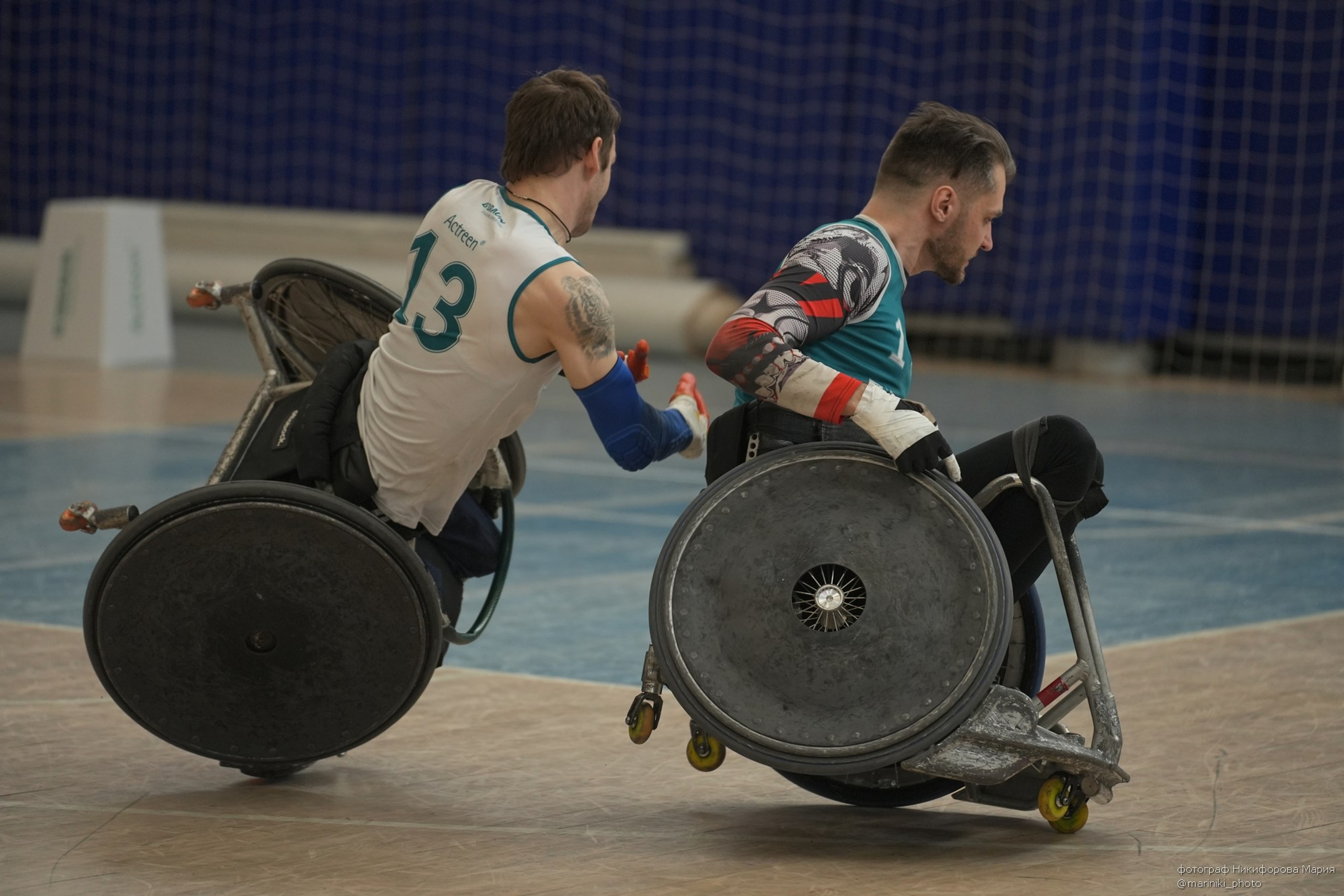 Соревнование по Регби на колясках