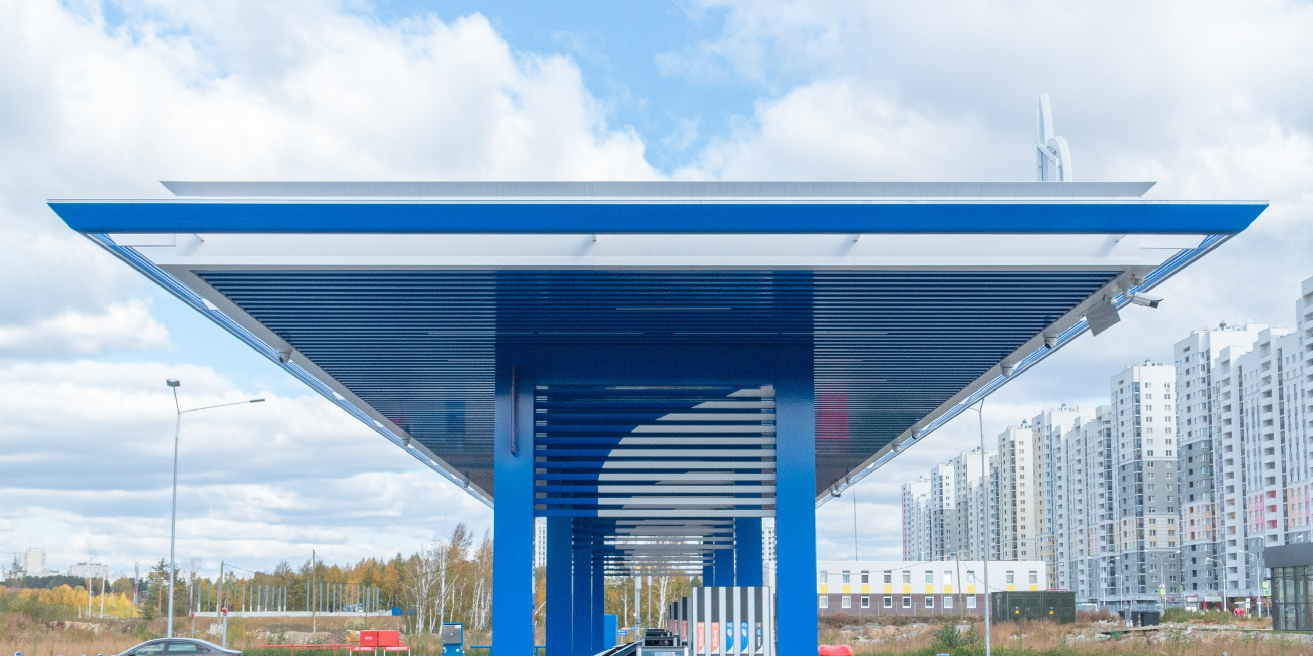 Газпром. Открытие заправки