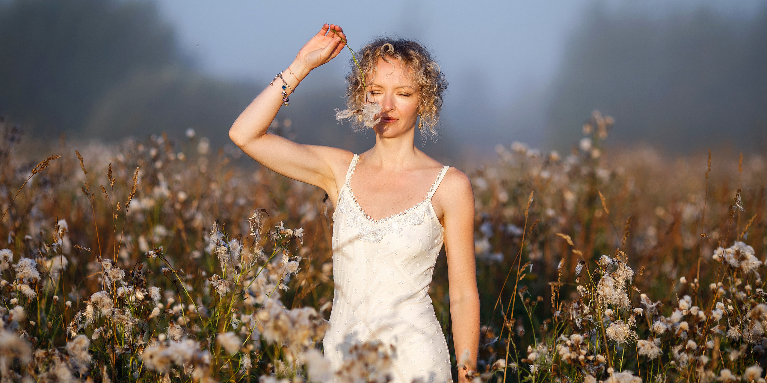 Рассвет за городом