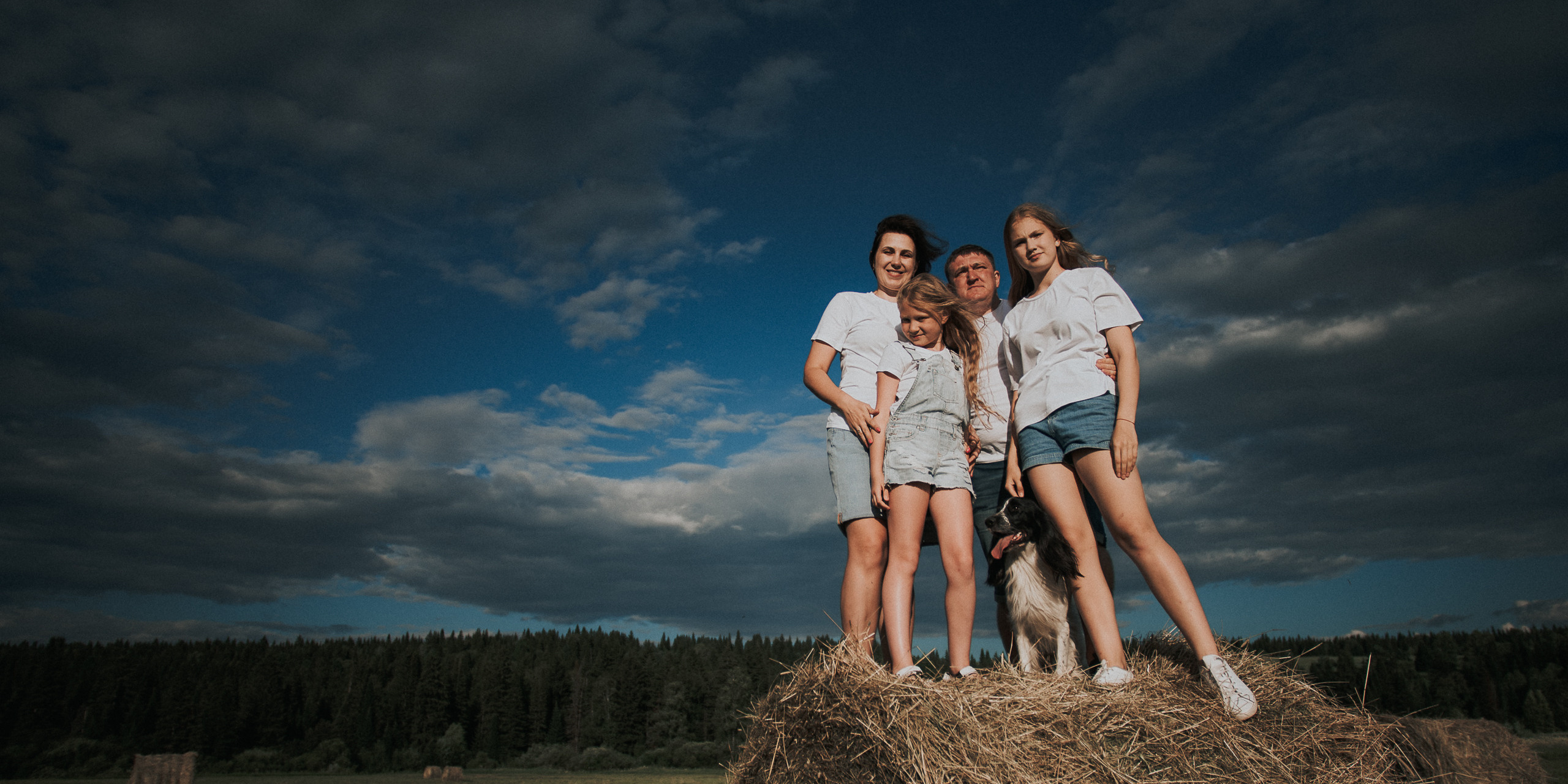 На природе