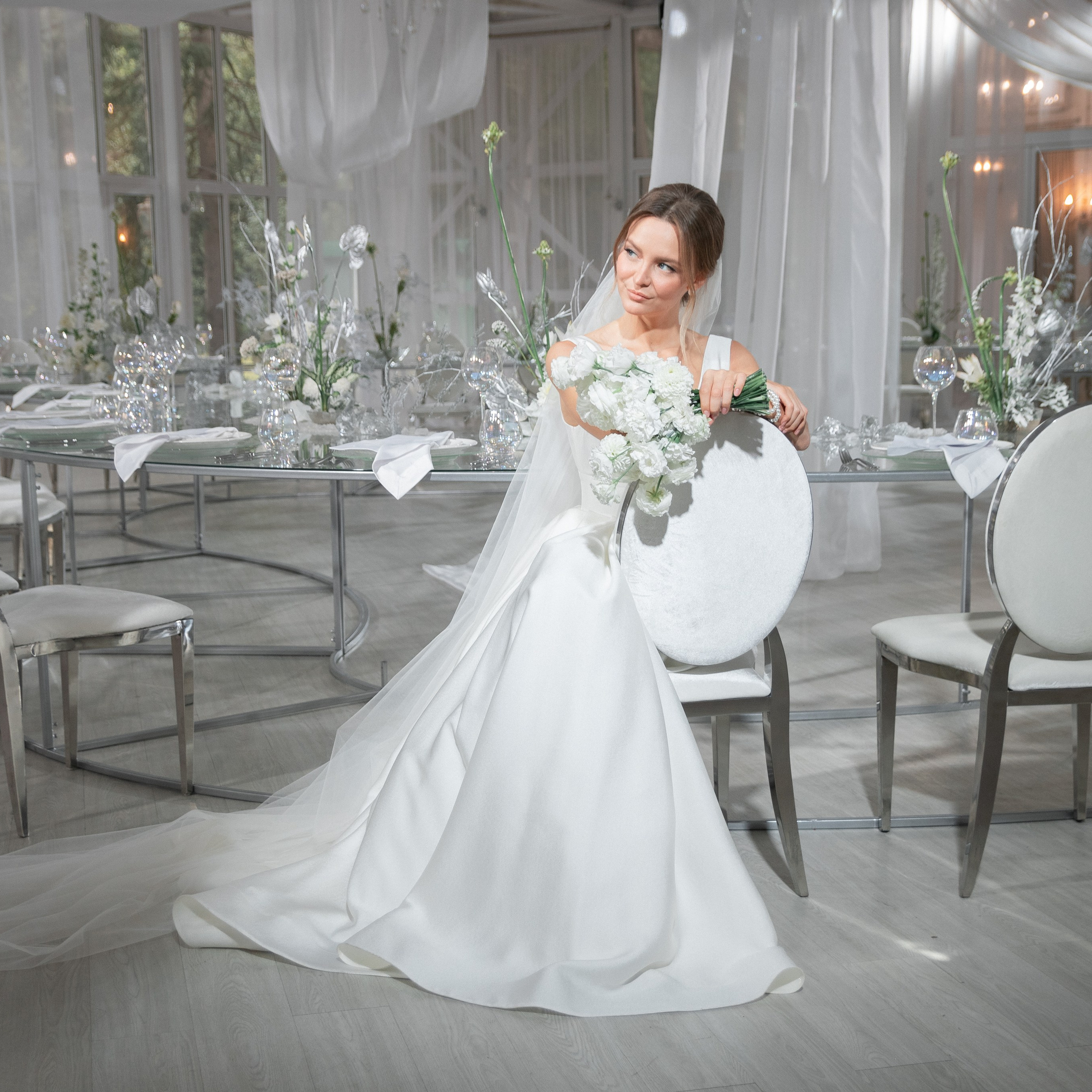 Wedding in nature's sparkles