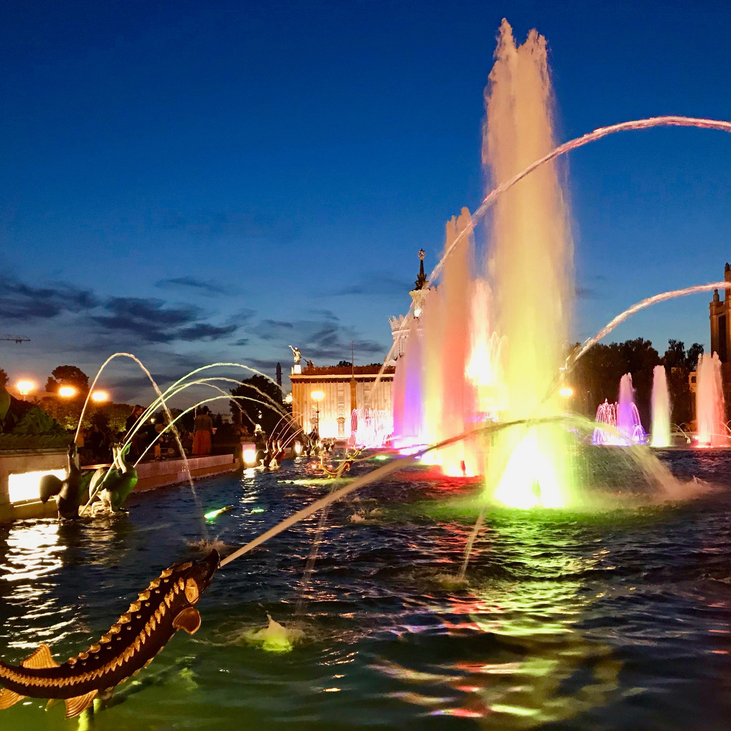 ВДНХ Москва фонтаны