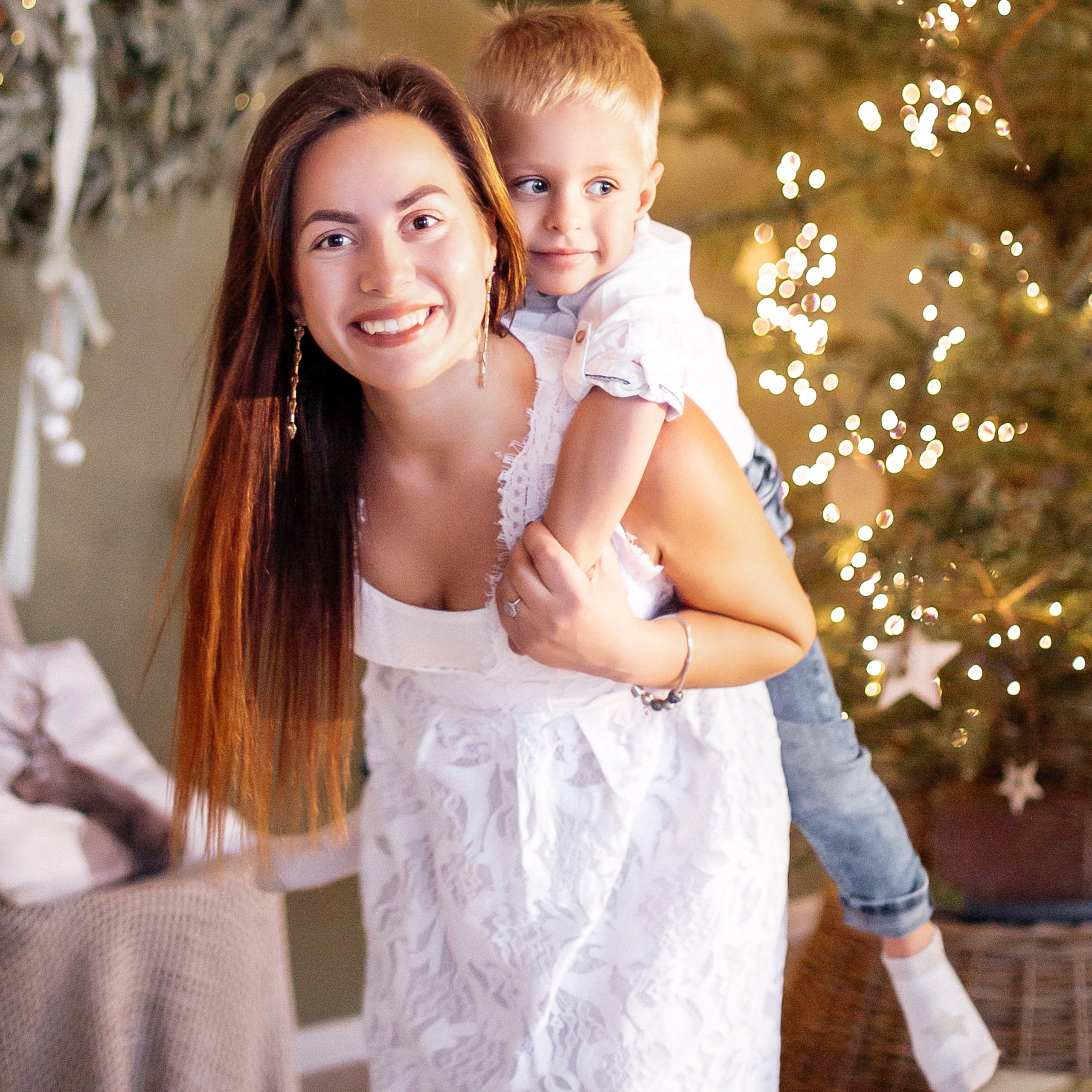 Катя с сыночком