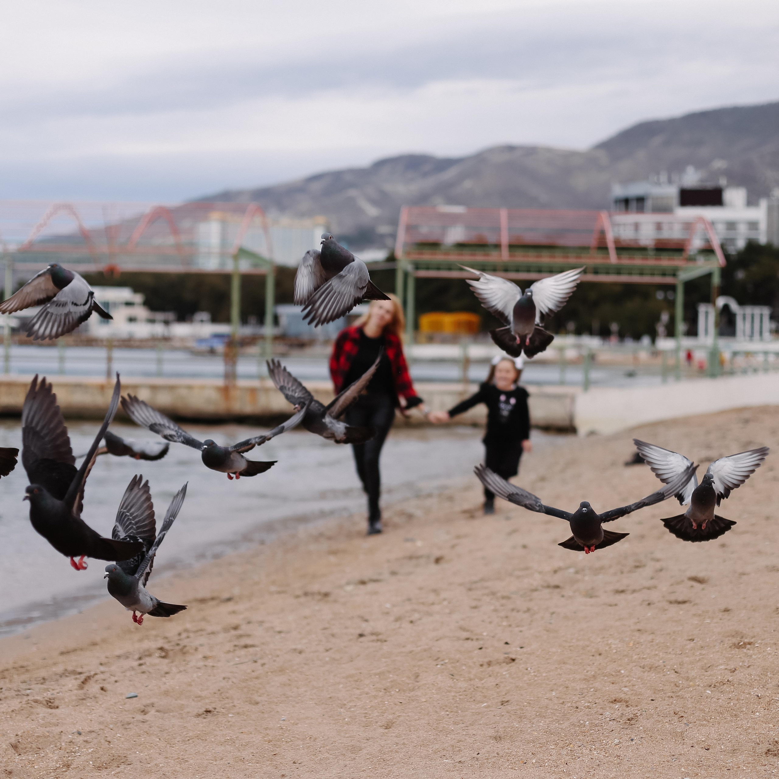 прогулки в парке