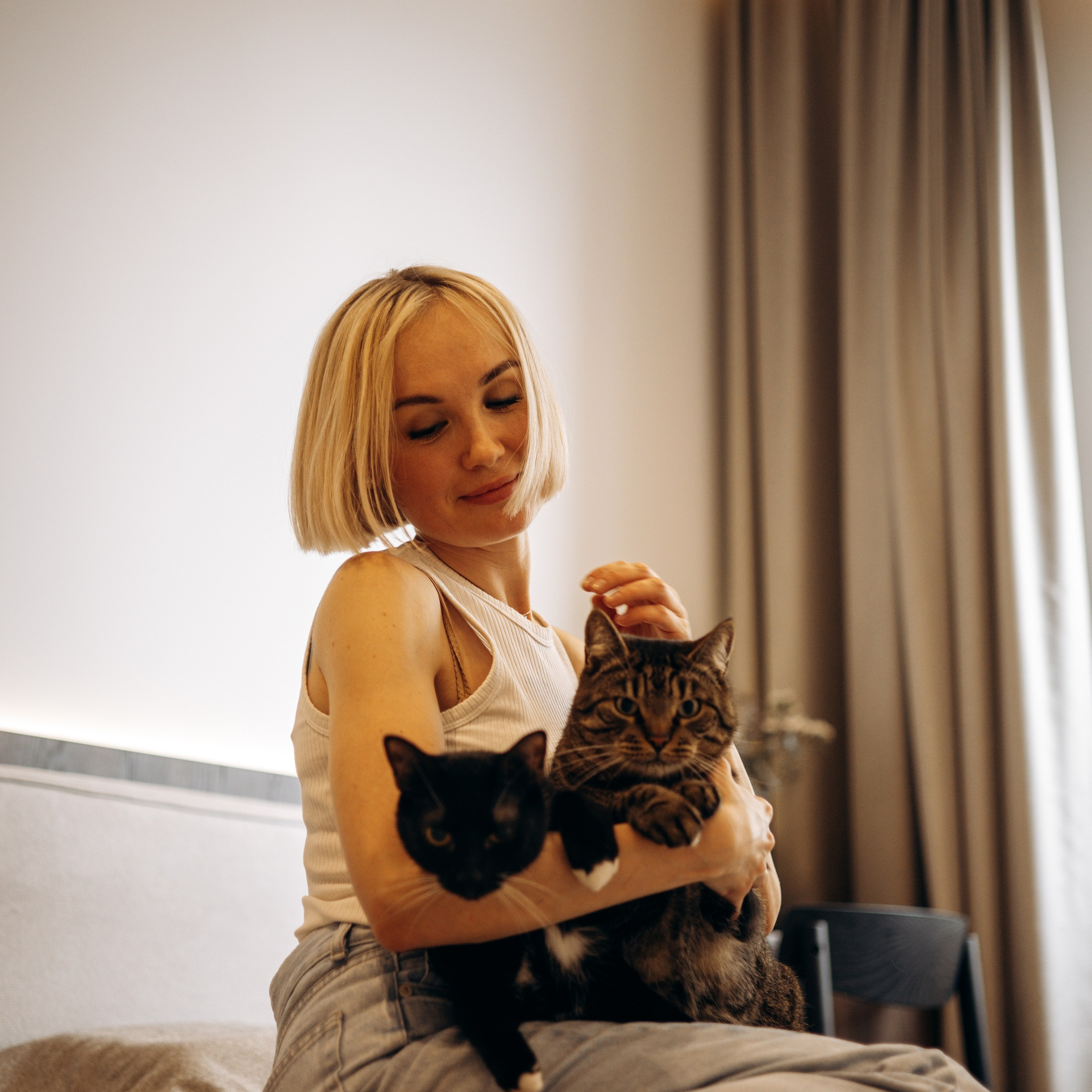 Оля, Барсик и Яша