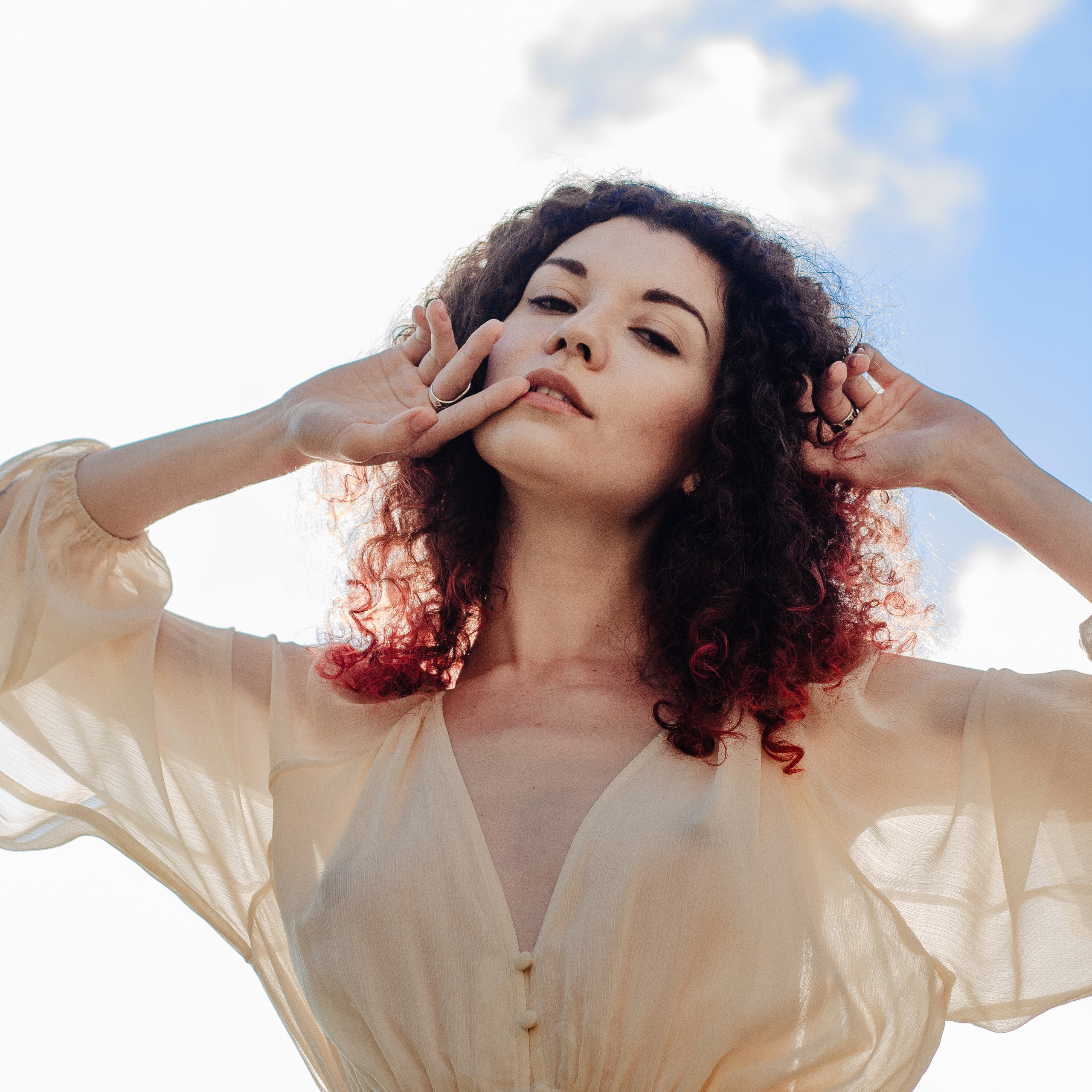 Маша в парке Орджоникидце