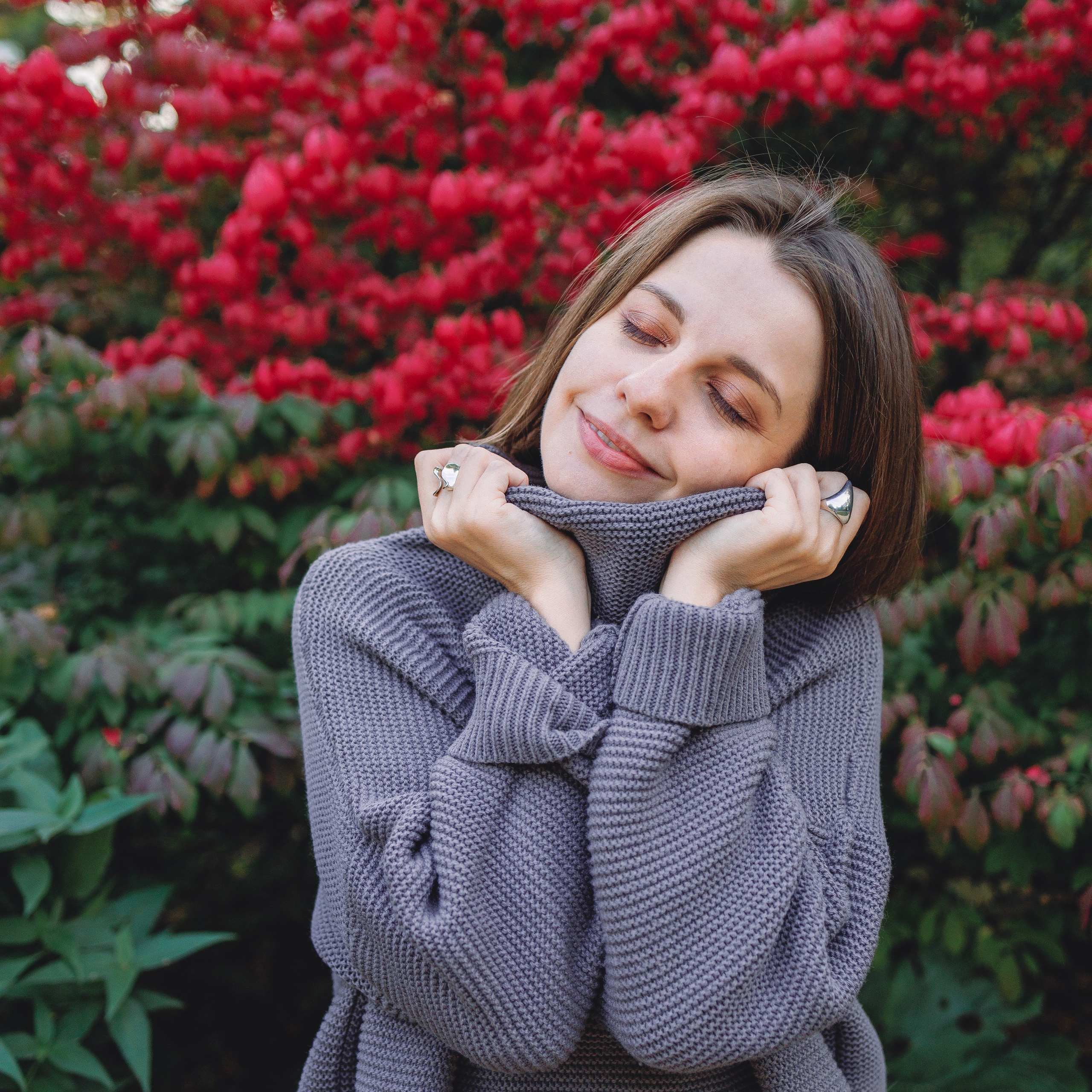 Оля Птицева в Аптекарском огороде