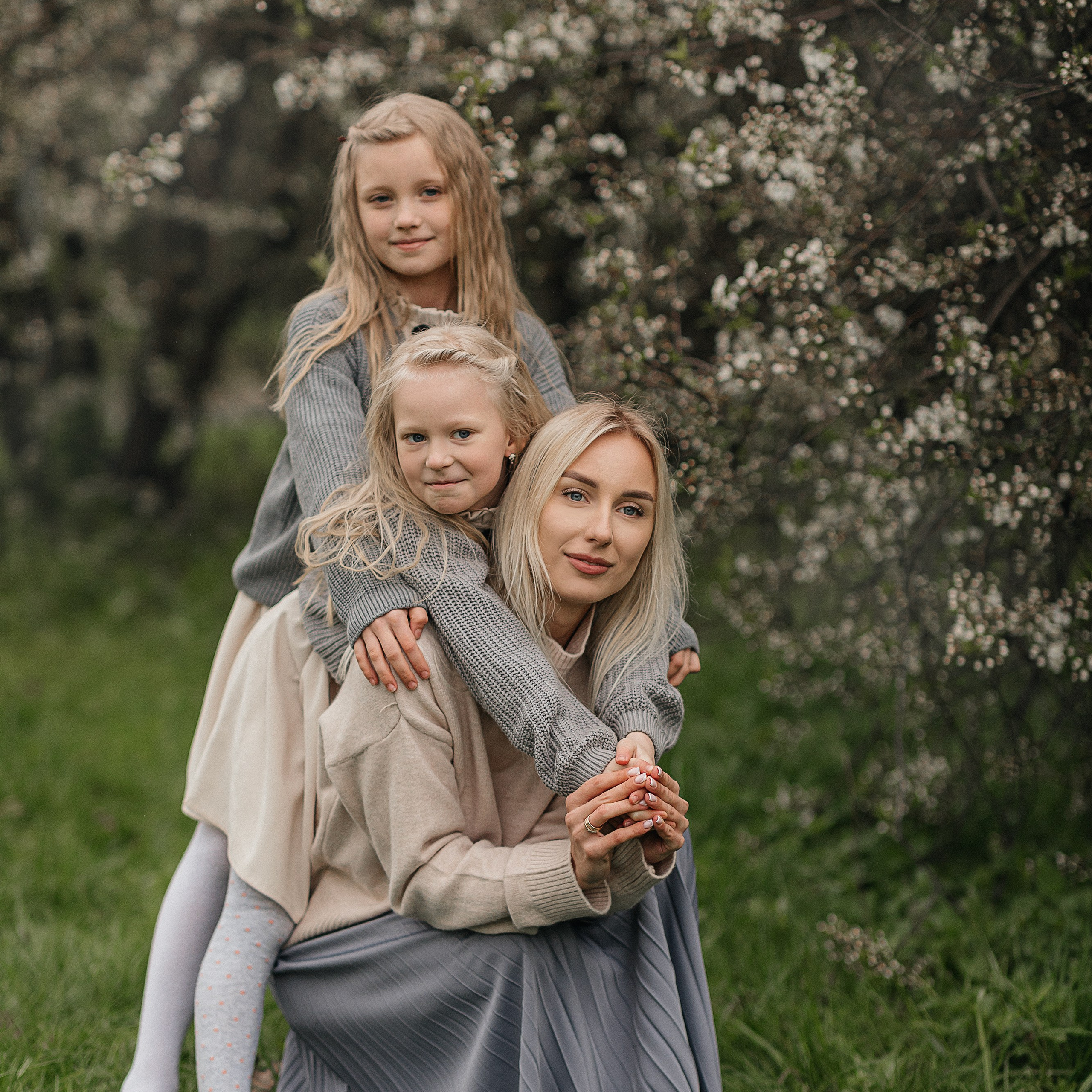 Кристина и дочки