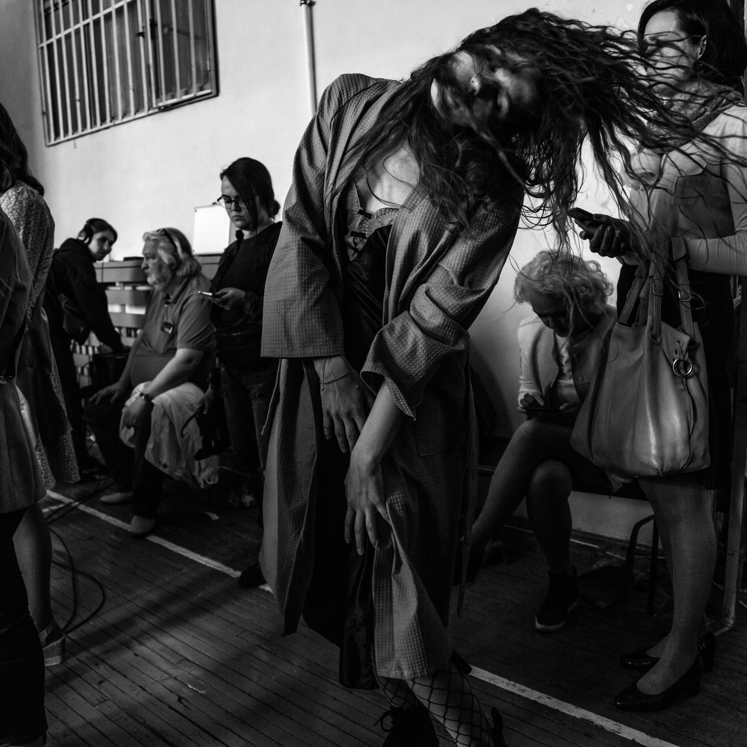 МАРИЯ МАЦЕЛЬ НА СЪЁМКАХ ФИЛЬМА «ЛЕТОМ АСФАЛЬТ ТЁПЛЫЙ»