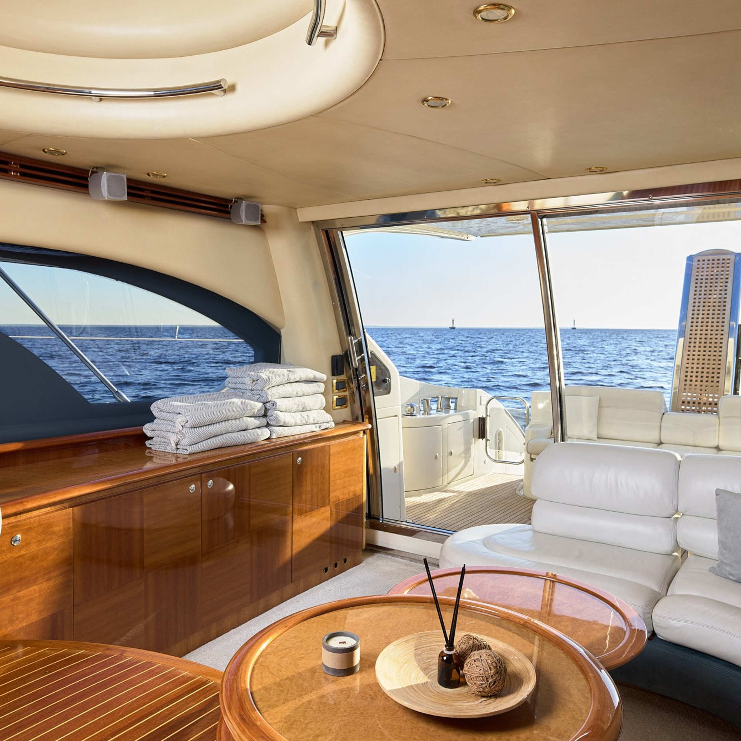 интерьерная съемка яхты