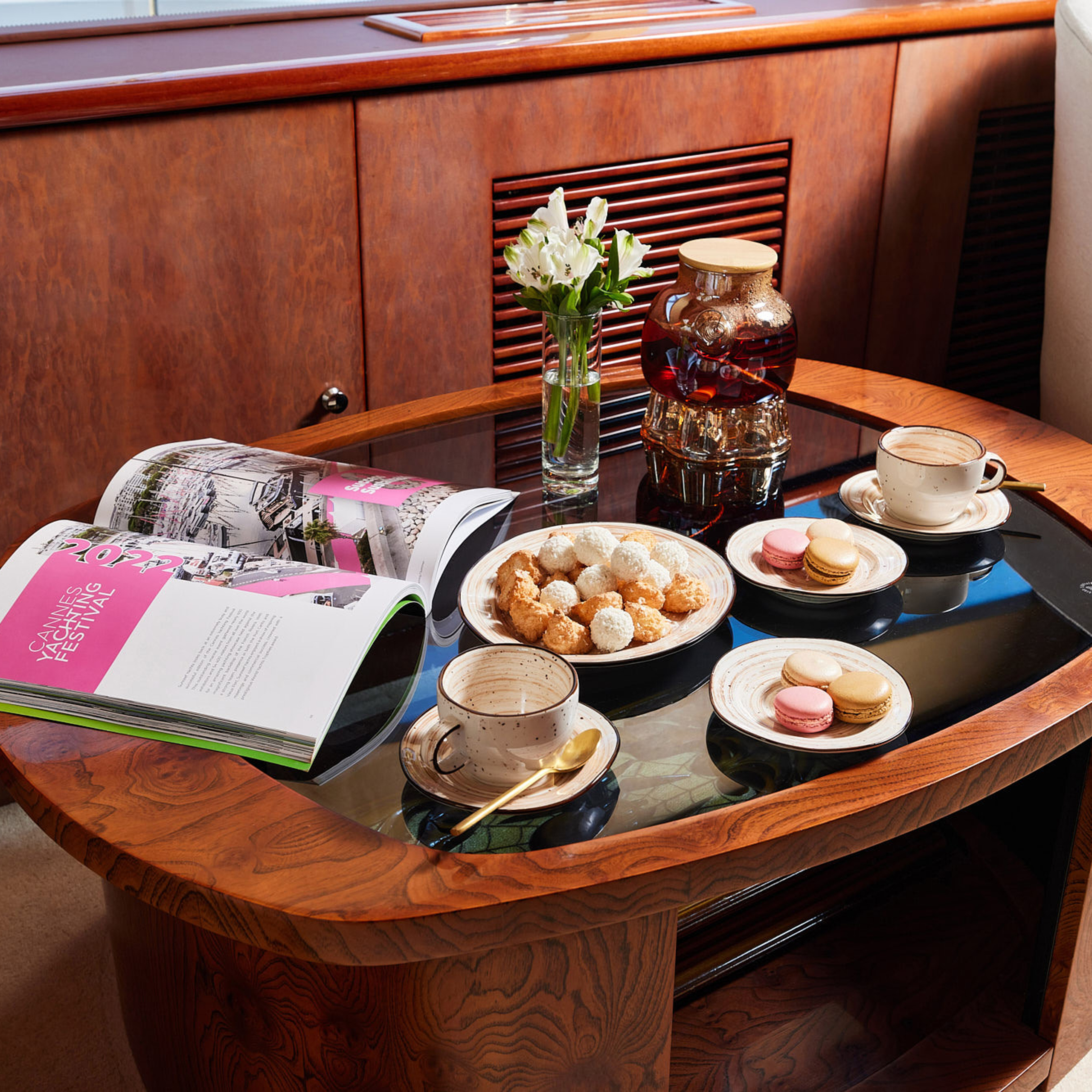 еда на яхте