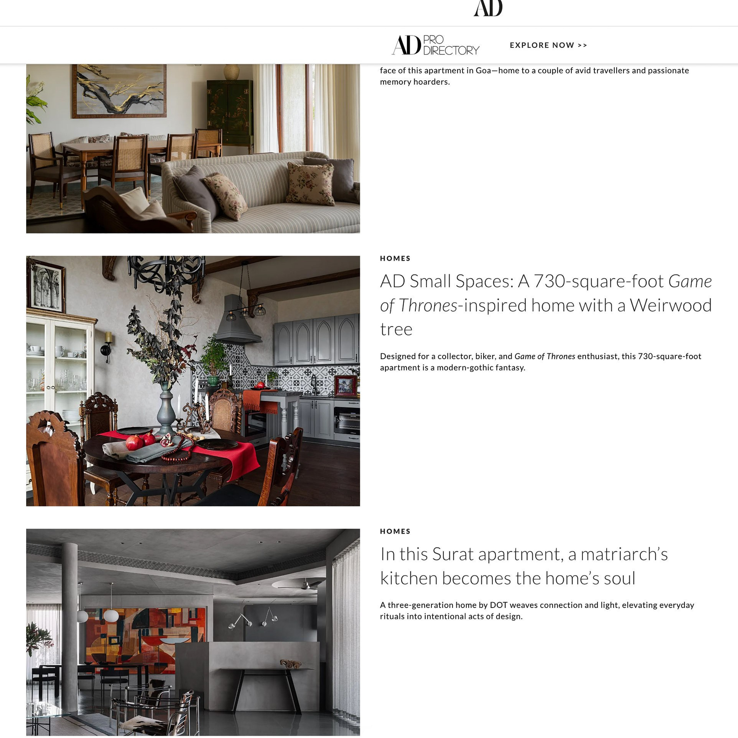 Interior photography