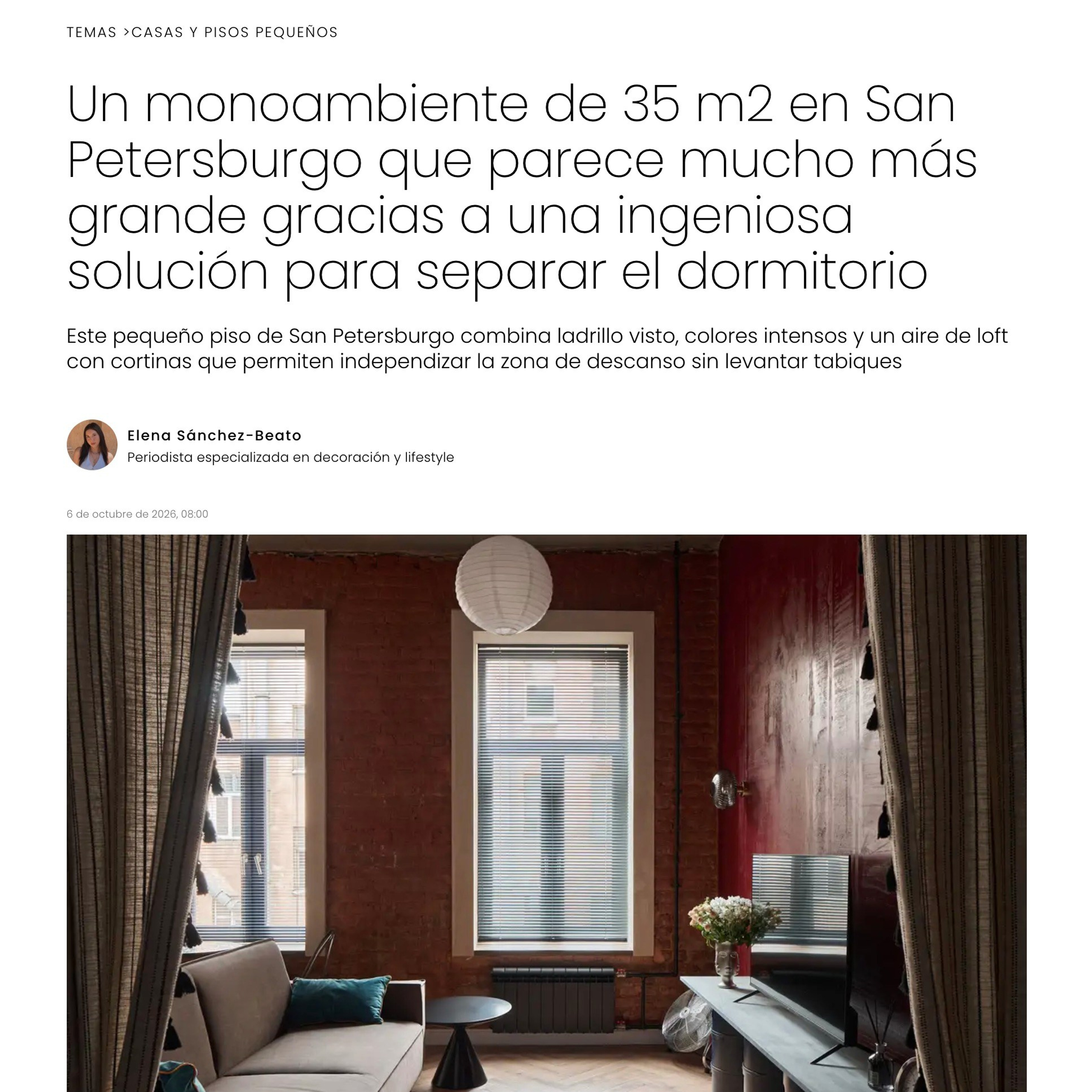 publication in revista INTERIORES