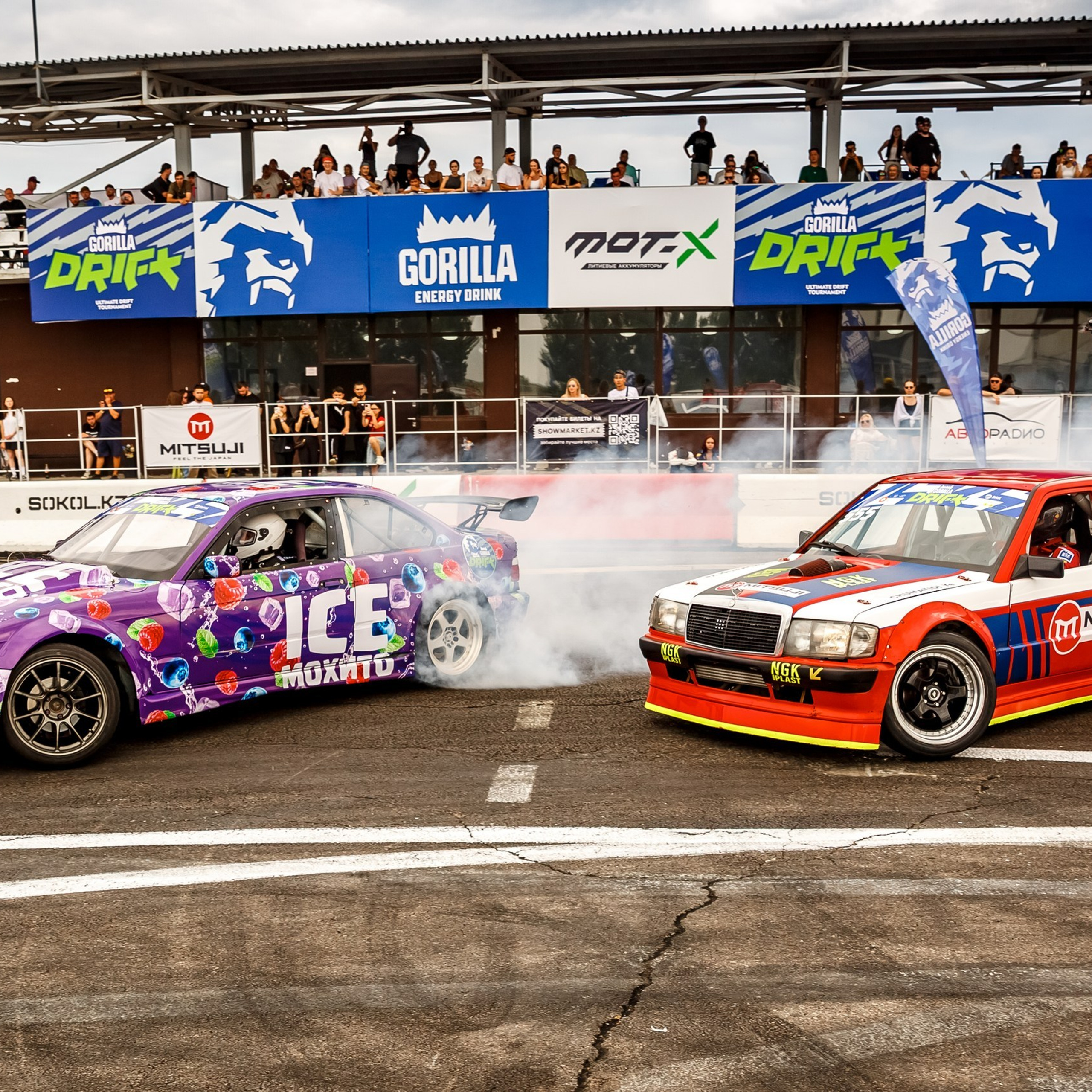 Дрифт в Алматы, СТК Sokol, Gorilla Drift