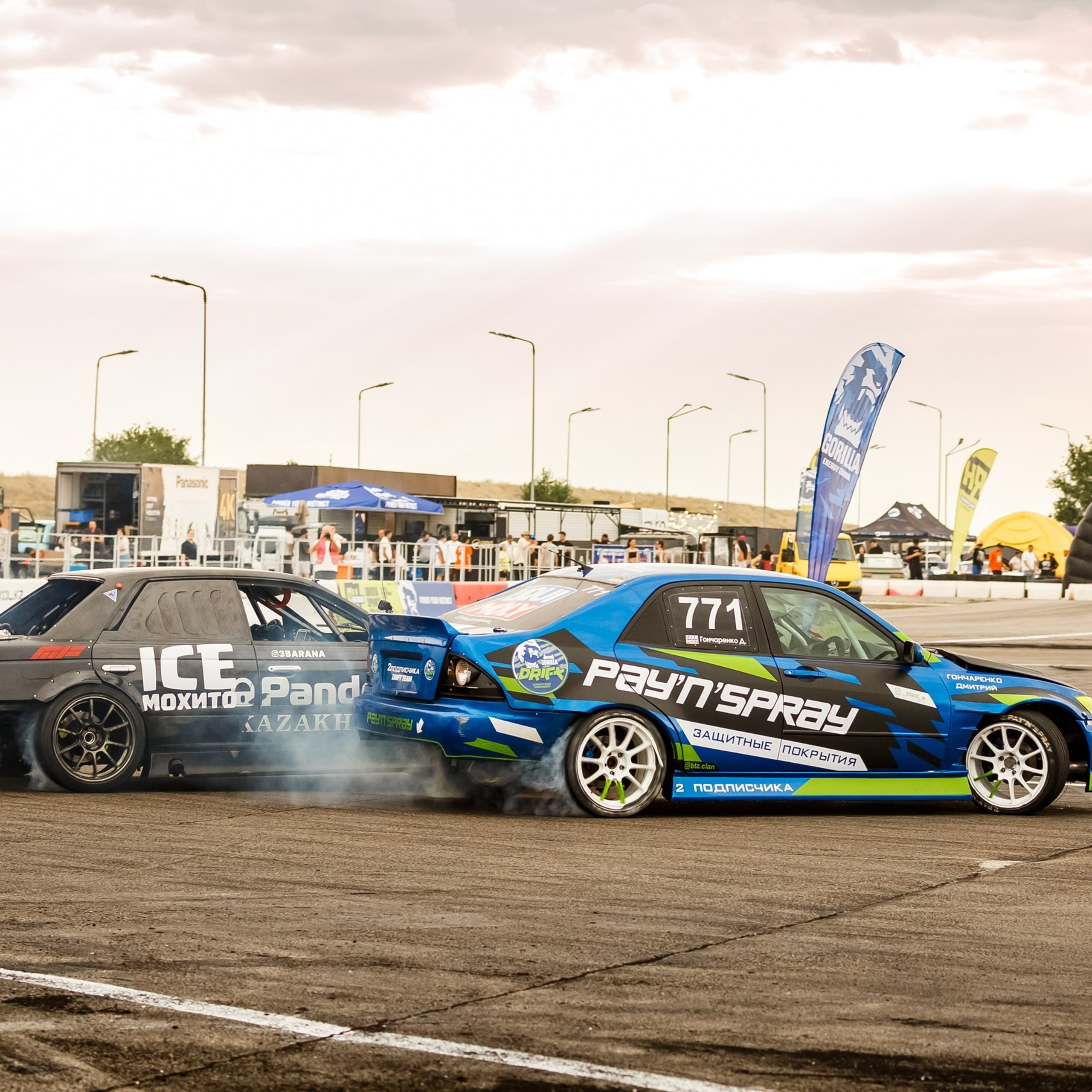 Дрифт в Алматы, СТК Sokol, Gorilla Drift