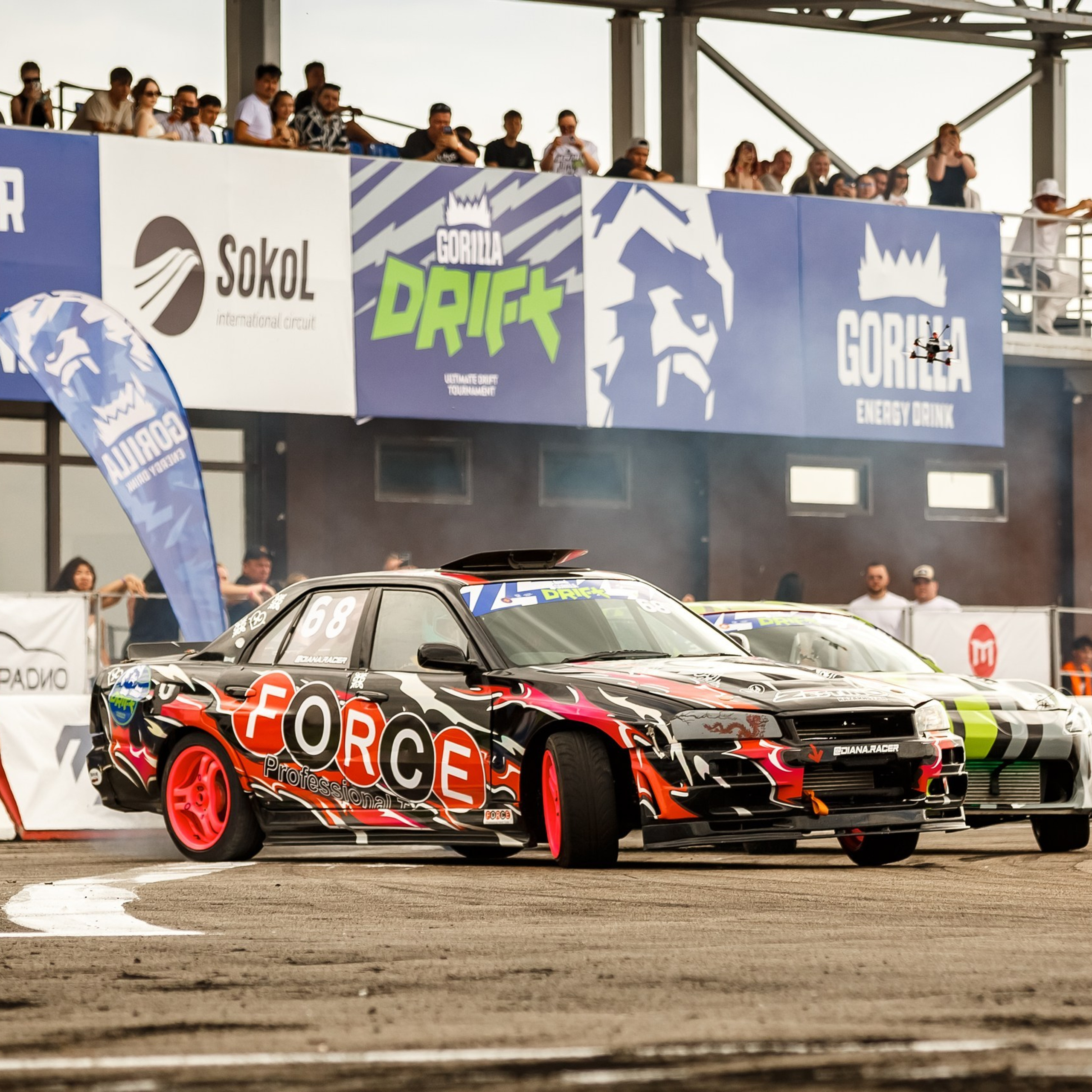 Дрифт в Алматы, СТК Sokol, Gorilla Drift
