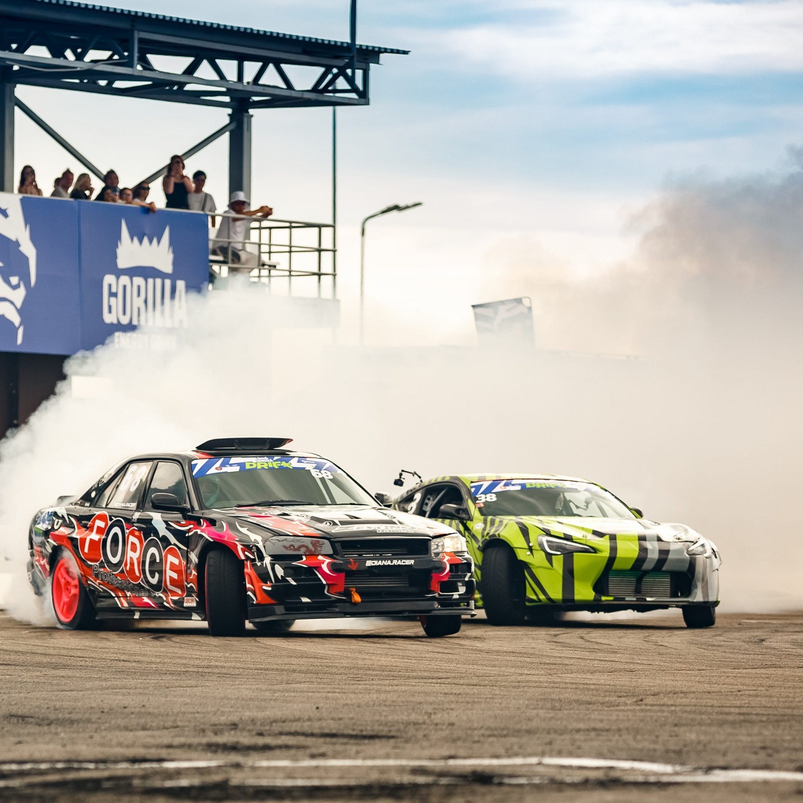 Дрифт в Алматы, СТК Sokol, Gorilla Drift