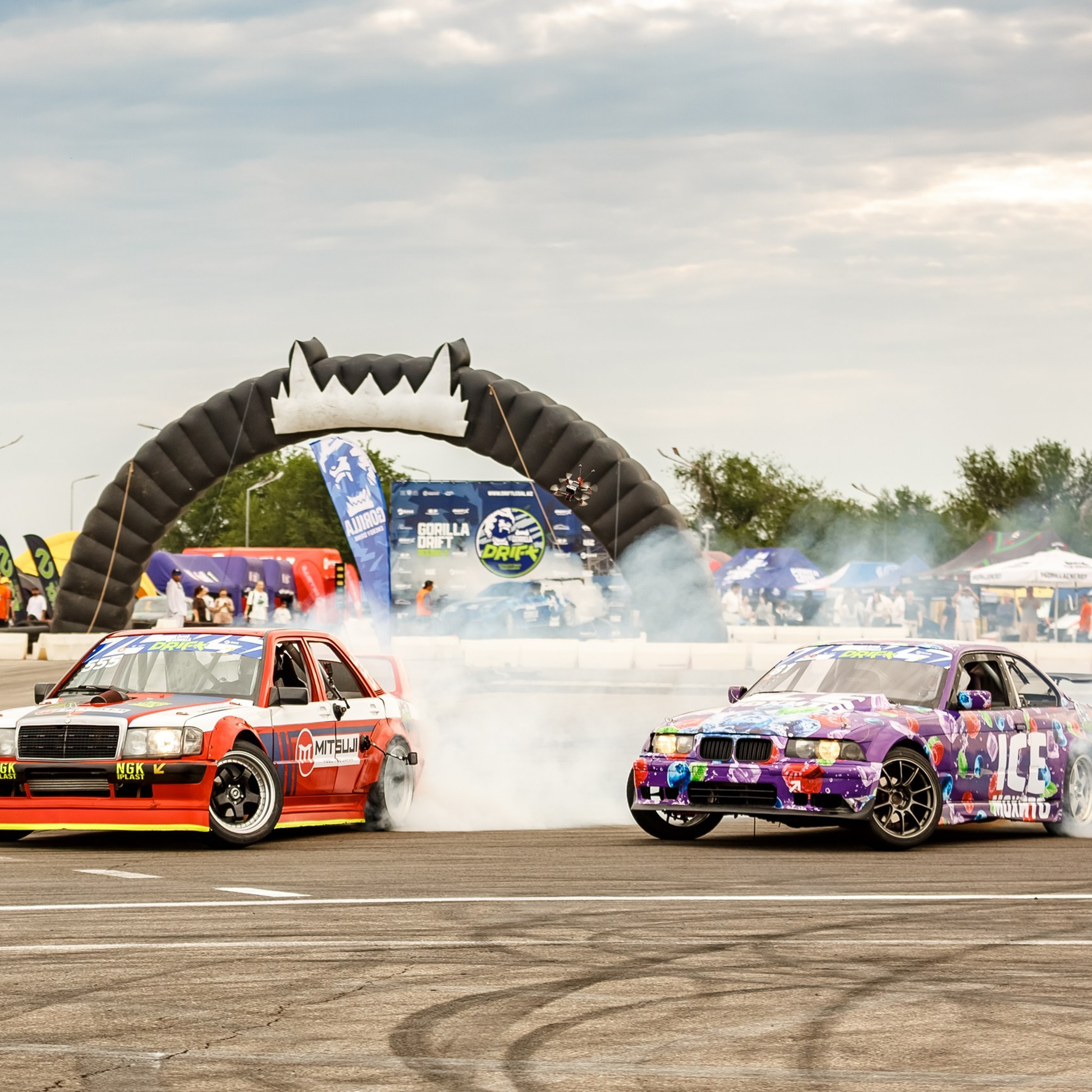 Дрифт в Алматы, СТК Sokol, Gorilla Drift