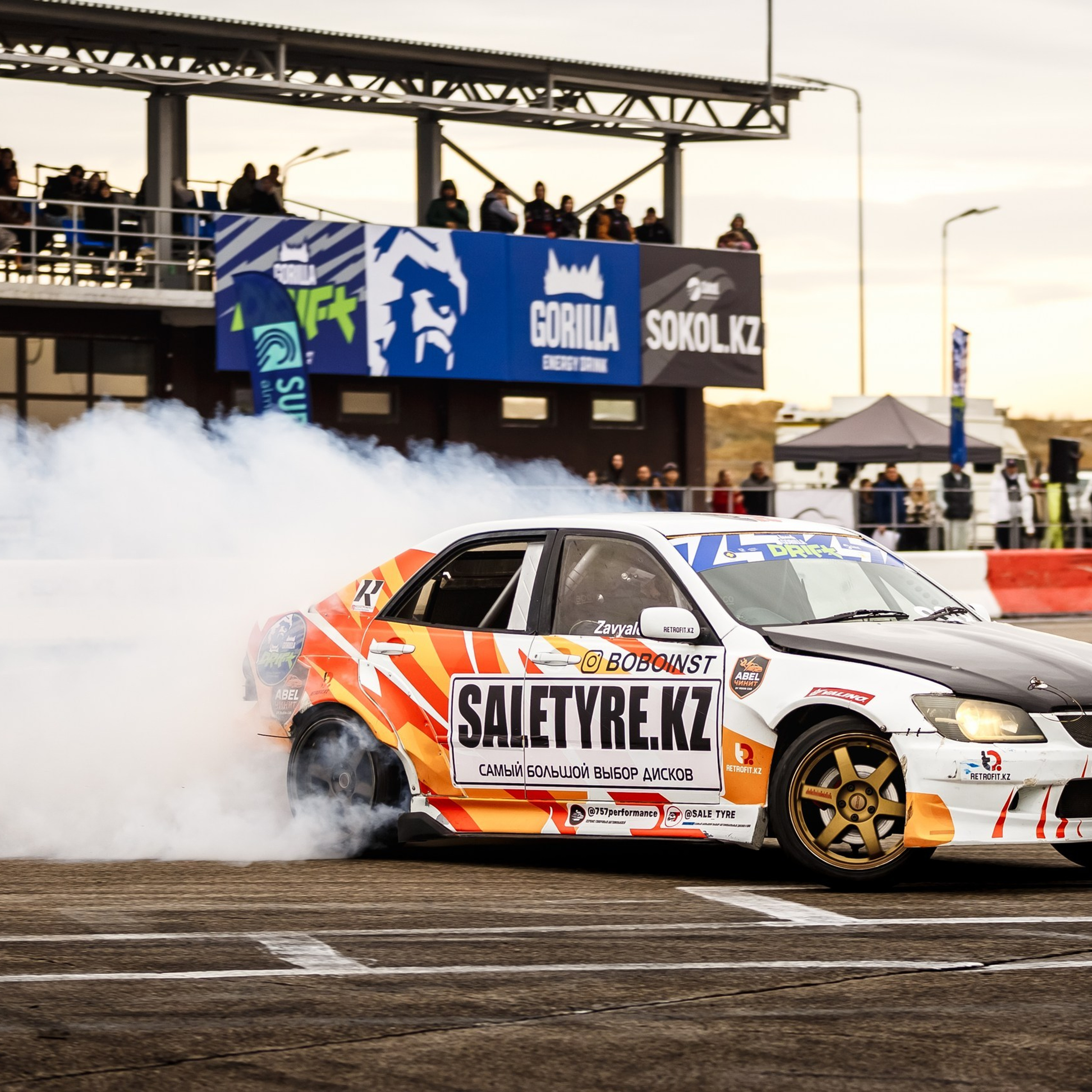 Дрифт в Алматы фото. Gorilla Drift